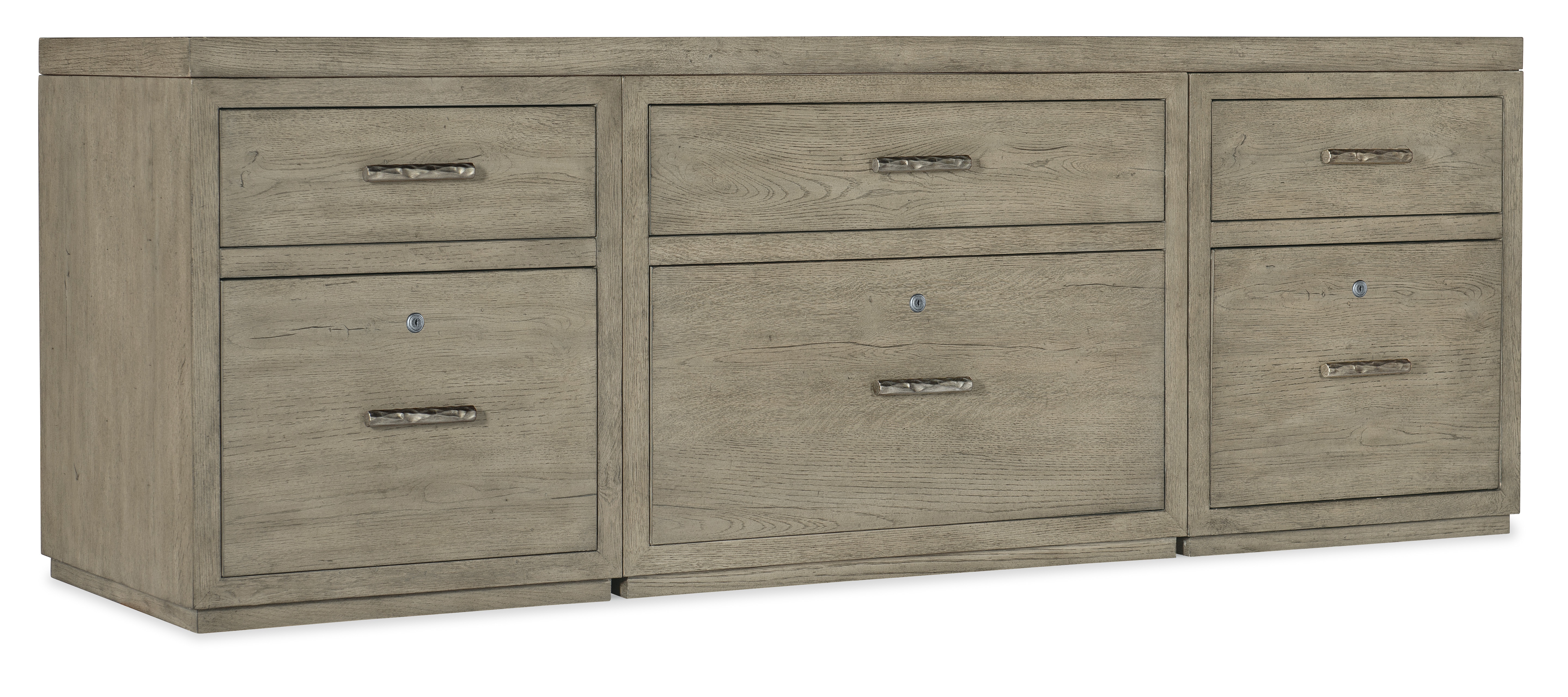 Credenza with deals lateral file drawers