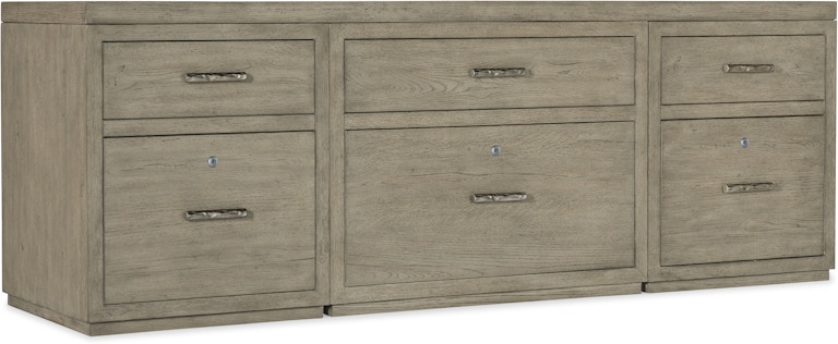 Hooker Furniture Linville Falls Linville Falls Credenza - 84in Top-2 Small Files and Lateral File 6150-10919-85