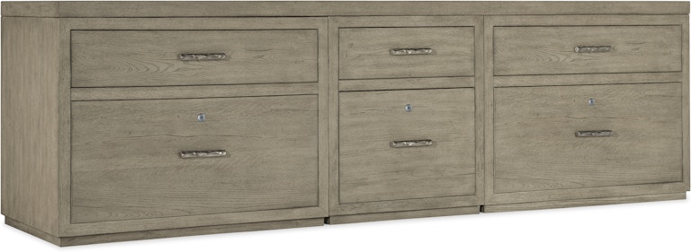 Hooker Furniture Linville Falls Linville Falls Credenza - 96in Top-Small File and 2 Lateral Files 6150-10931-85