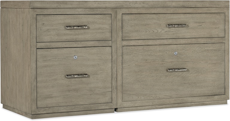 Hooker Furniture Linville Falls Linville Falls Credenza - 60in Top-Small File and Lateral File 6150-10950-85