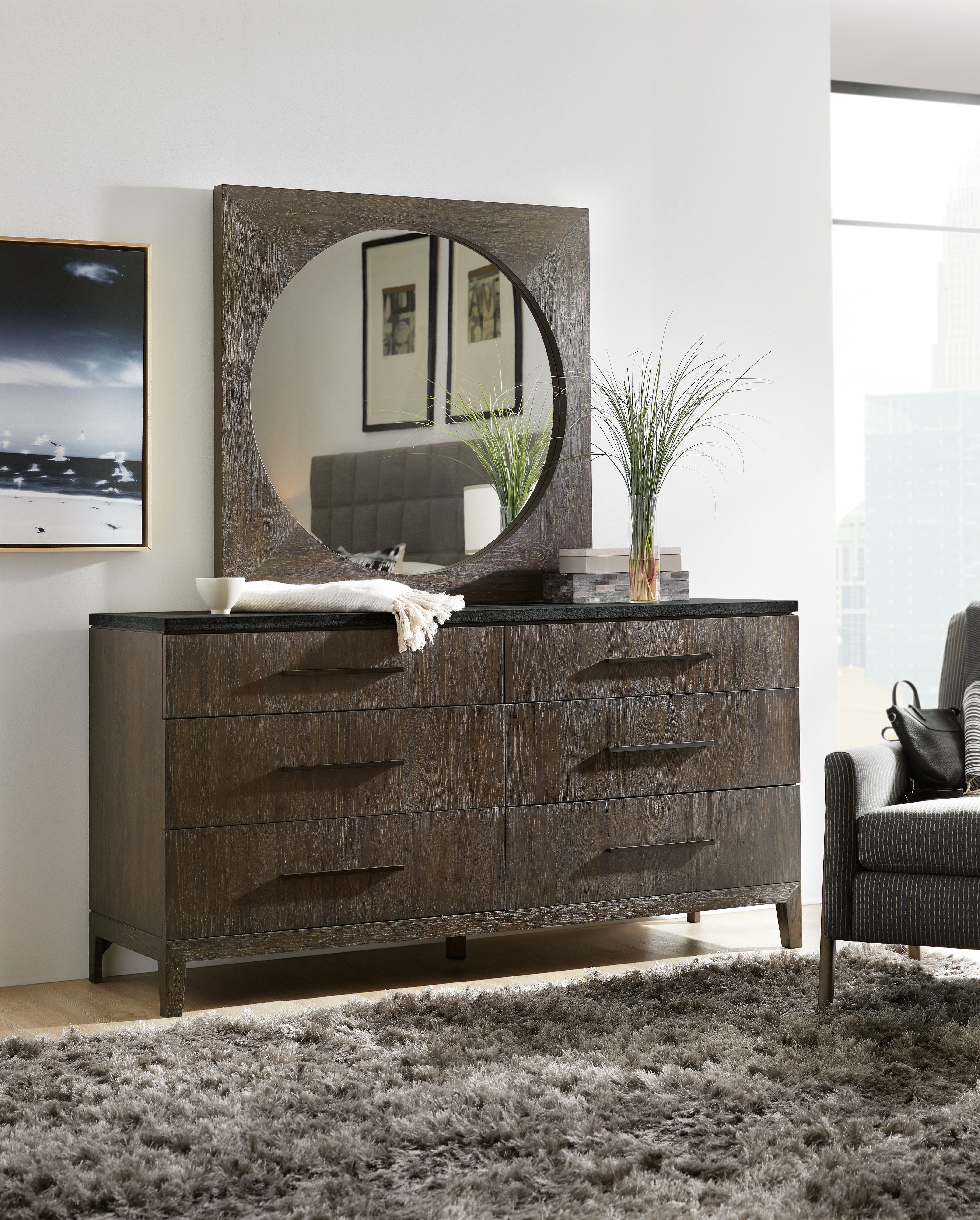 Hooker Furniture Bedroom Miramar Aventura Raphael Six-Drawer Hooker Furniture Bedroom Miramar Aventura Raphael Six-Drawer