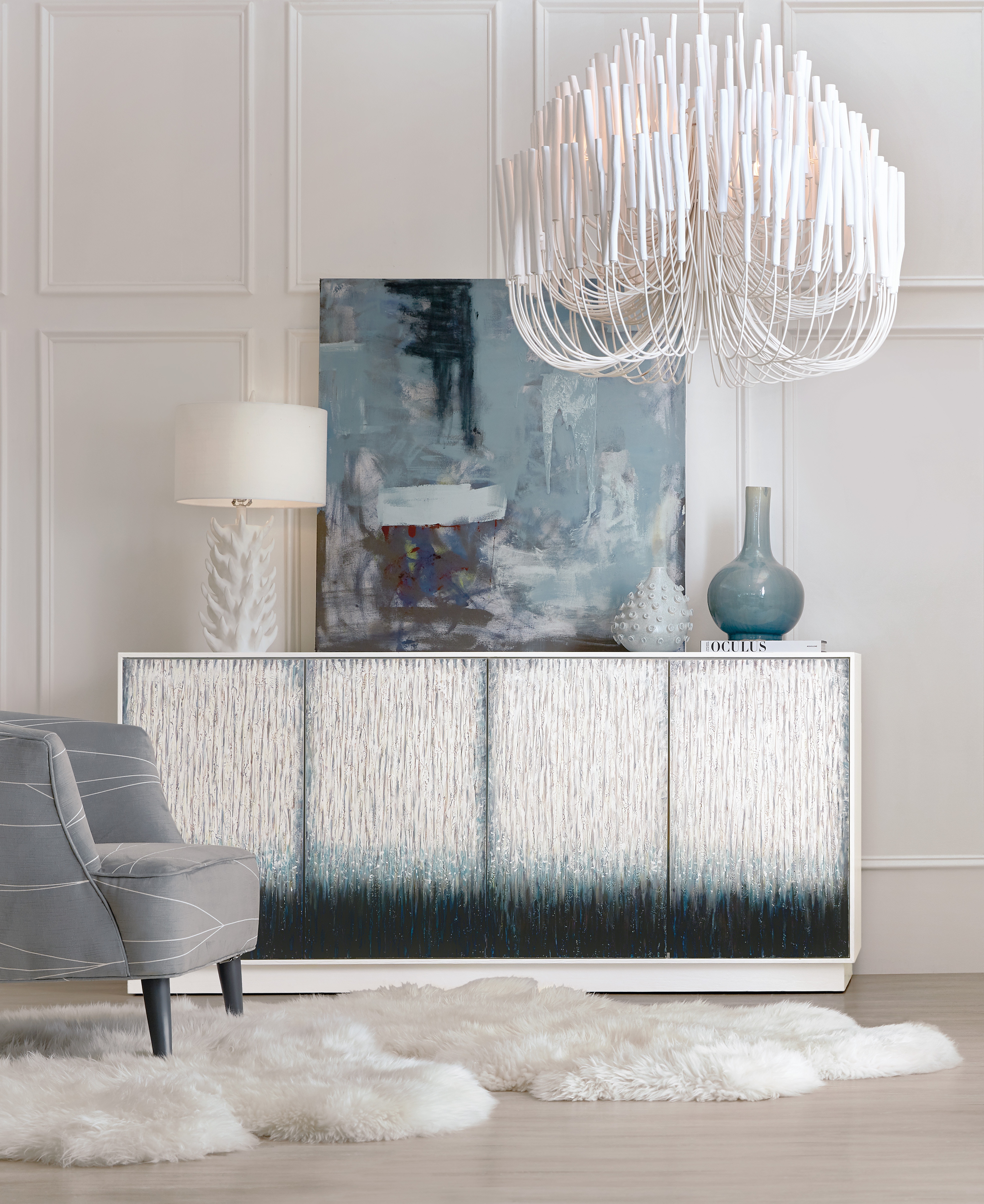 Hooker Furniture Home Entertainment Melange Mediterranean