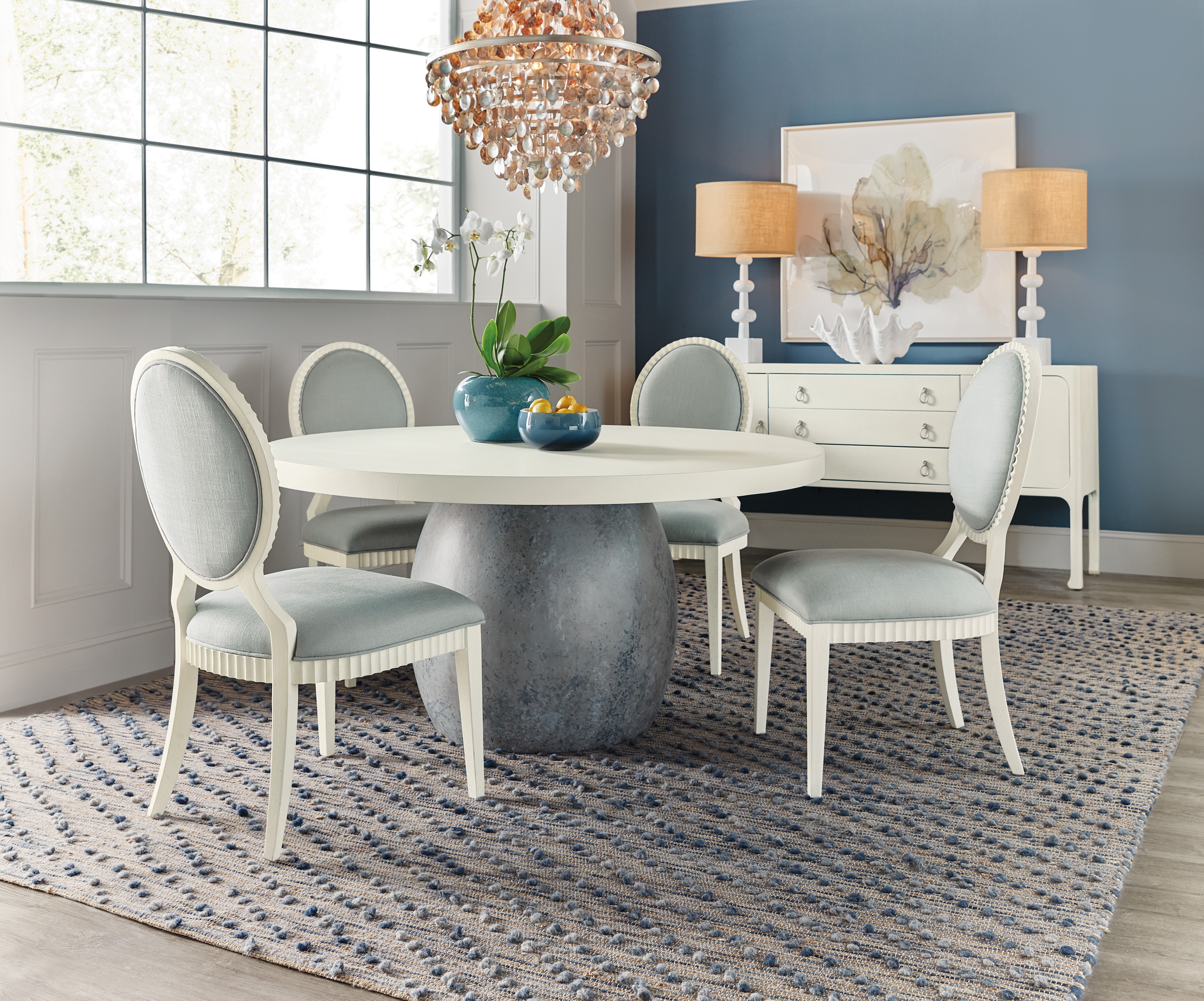 hooker furniture dining round table