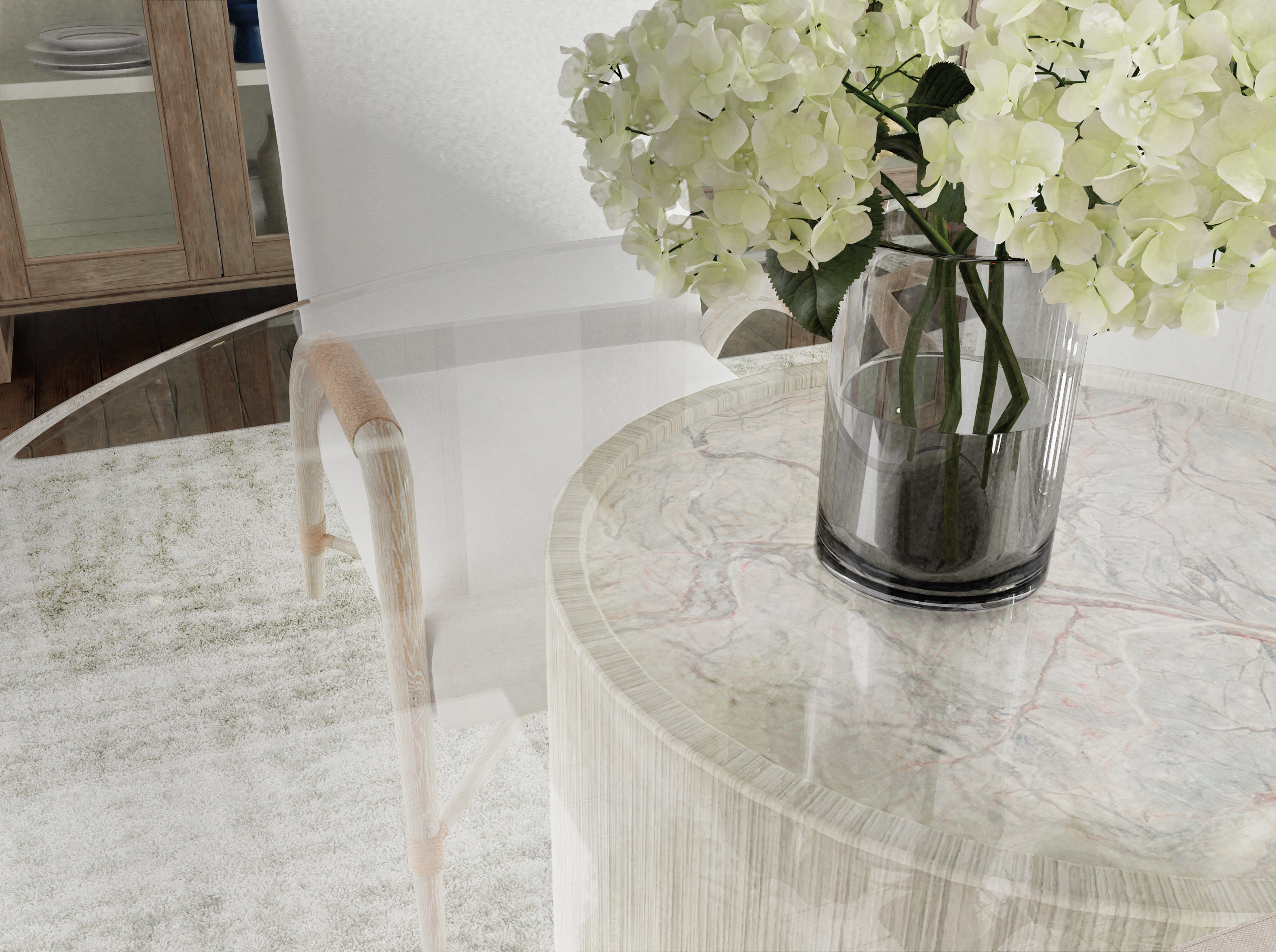 Hooker Furniture Casual Dining Serenity Round Dining Table