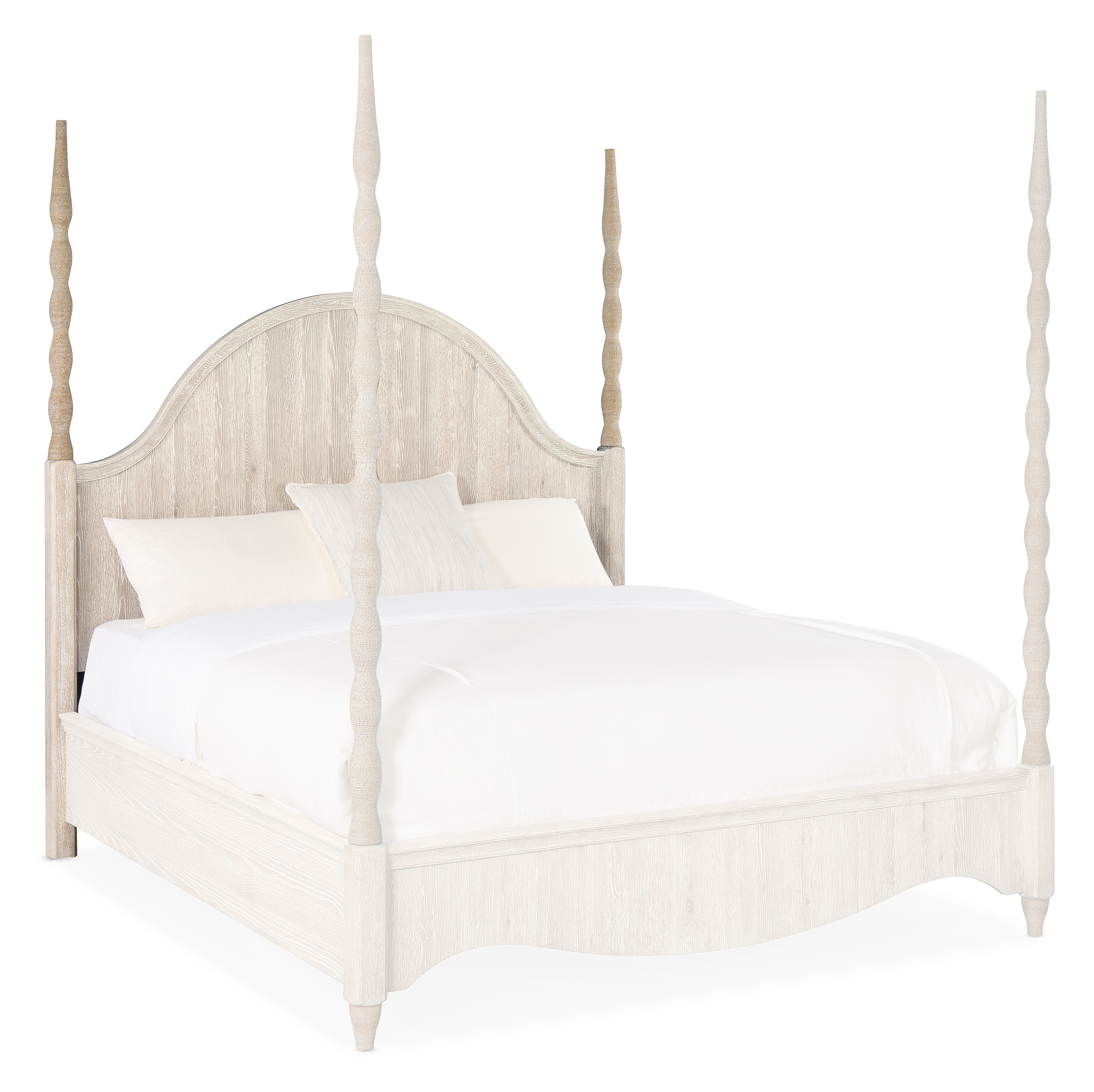 Hooker Furniture Bedroom Serenity Jetty King Poster Bed 6350