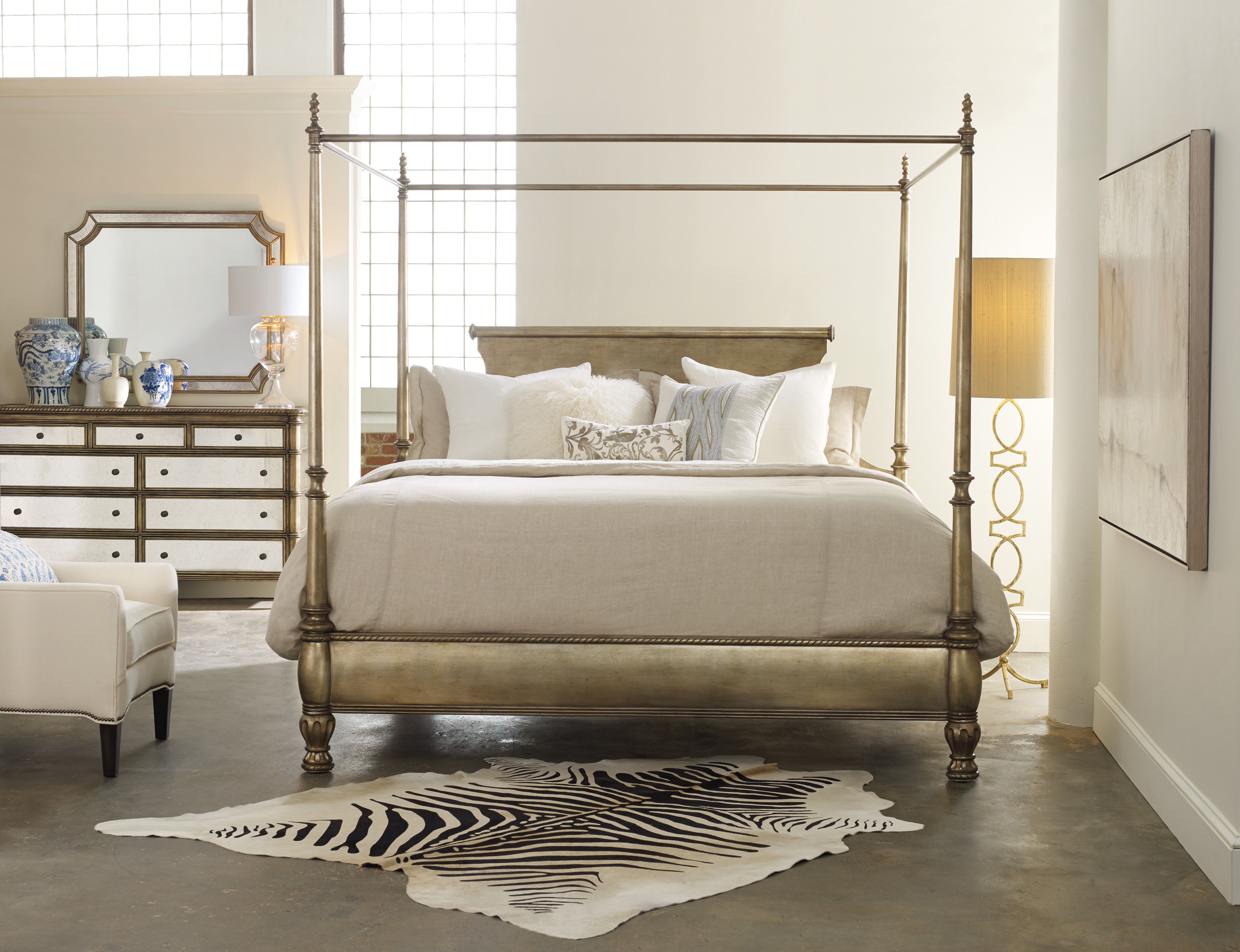 Hooker Furniture Bedroom Montage King Poster Bed 638