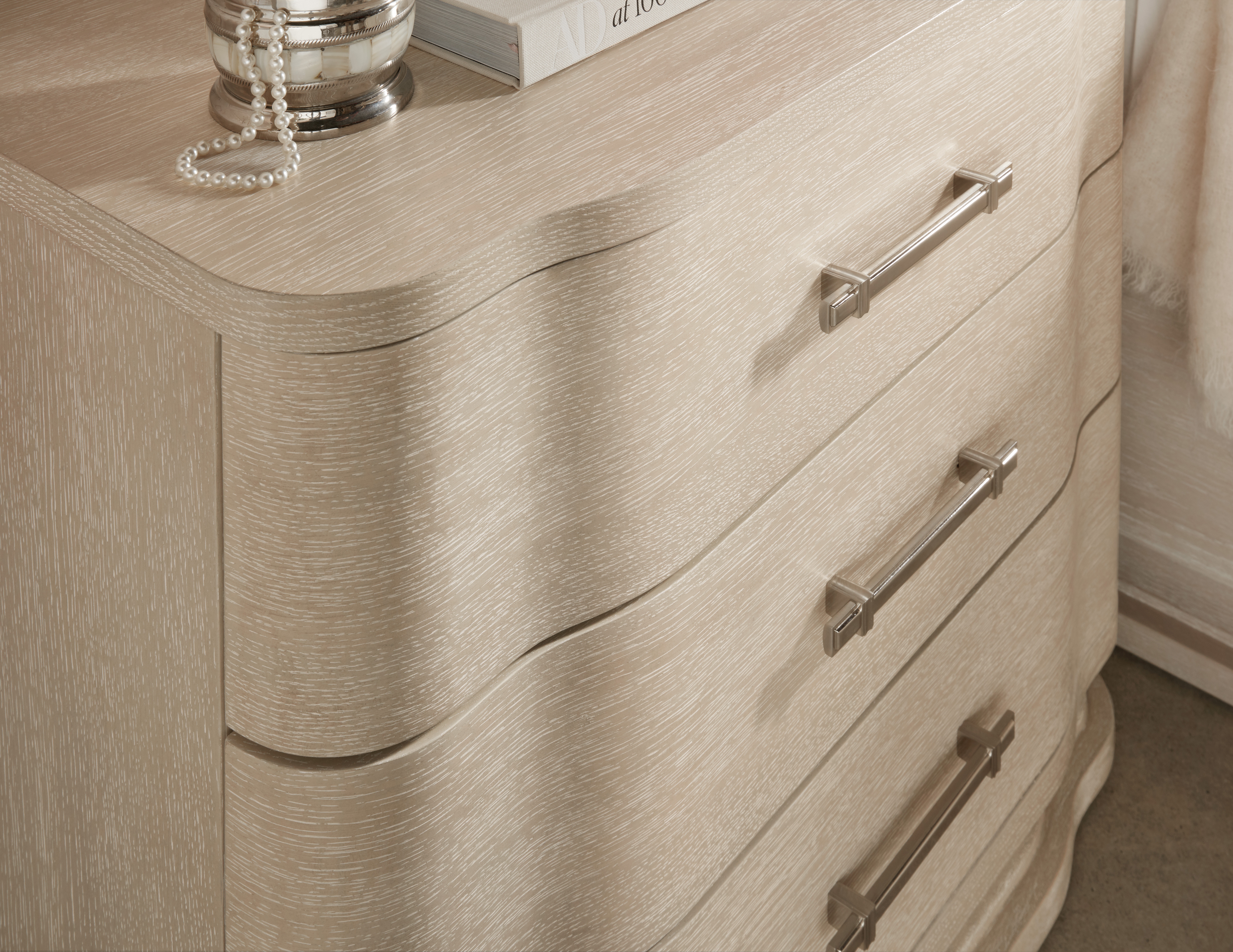 Hooker Furniture Bedroom Nouveau Chic Three Drawer Nightstand 6500