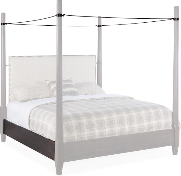 Hooker Furniture Big Sky 6/6 Rails and Canopy 6700-90653-98 at Woodstock Furniture & Mattress Outlet