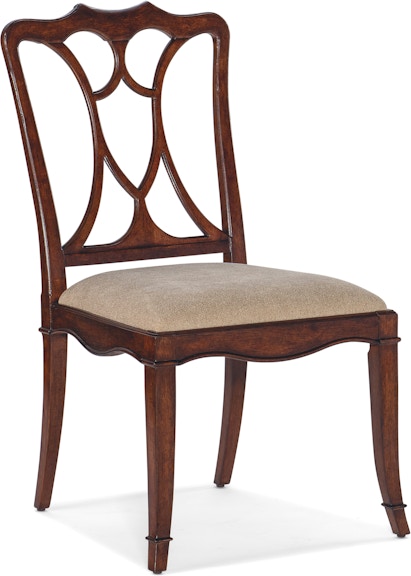 Hooker Furniture Charleston Charleston Upholstered Seat Side Chair-2 per carton/price ea 6750-75310-85