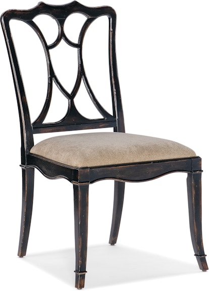 Hooker Furniture Charleston Charleston Upholstered Seat Side Chair-2 per carton/price ea 6750-75310-97