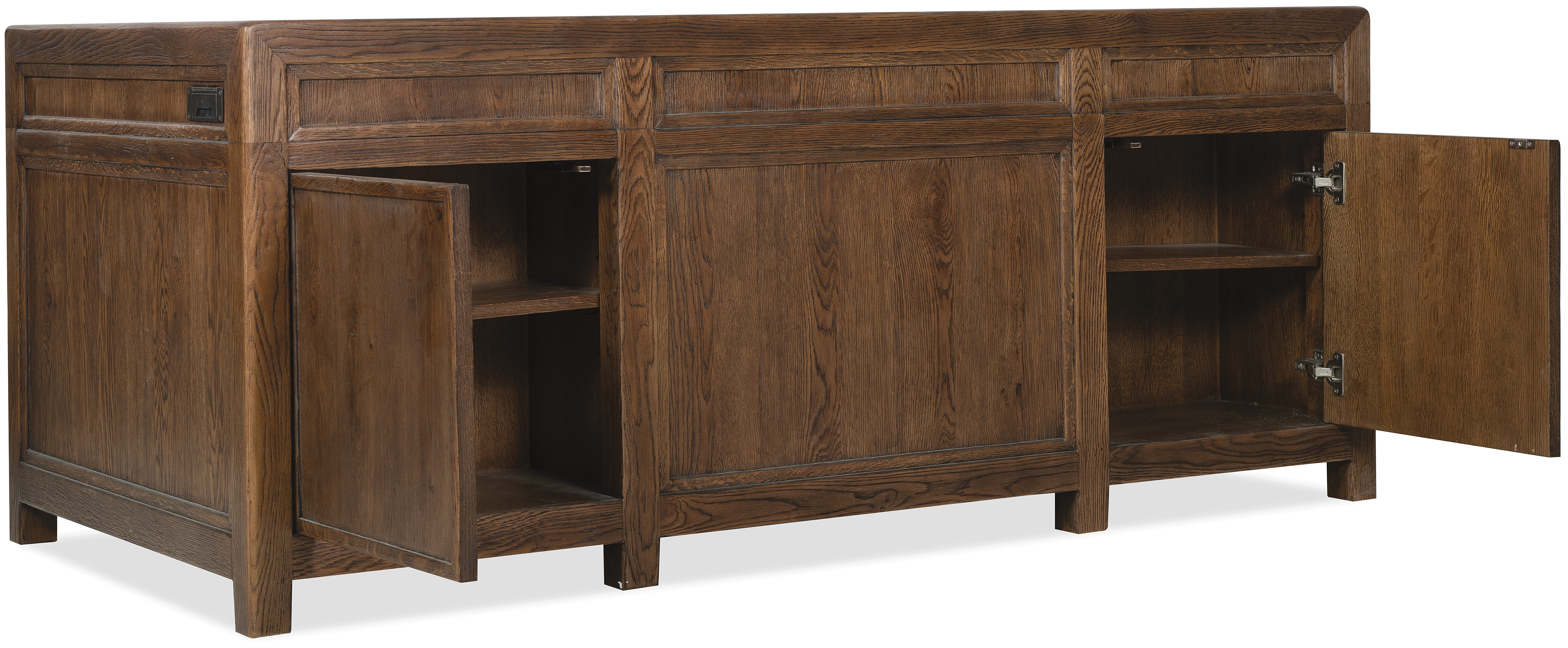 NEAT HOUSE ORDER品 WIDE VINTAGE DORMEIUL Hooker Furniture Home Office Driftwood Executive Desk 6820
