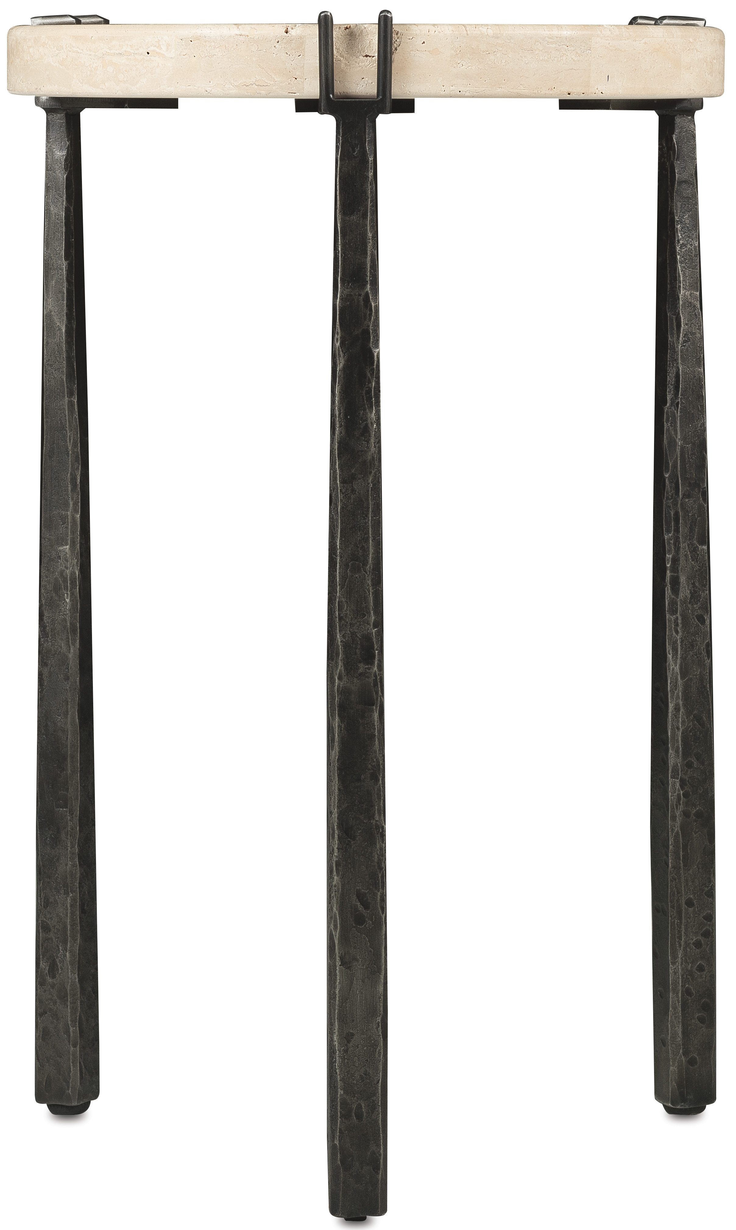 Hooker Furniture Living Room Driftwood Metal Spot Table 6820