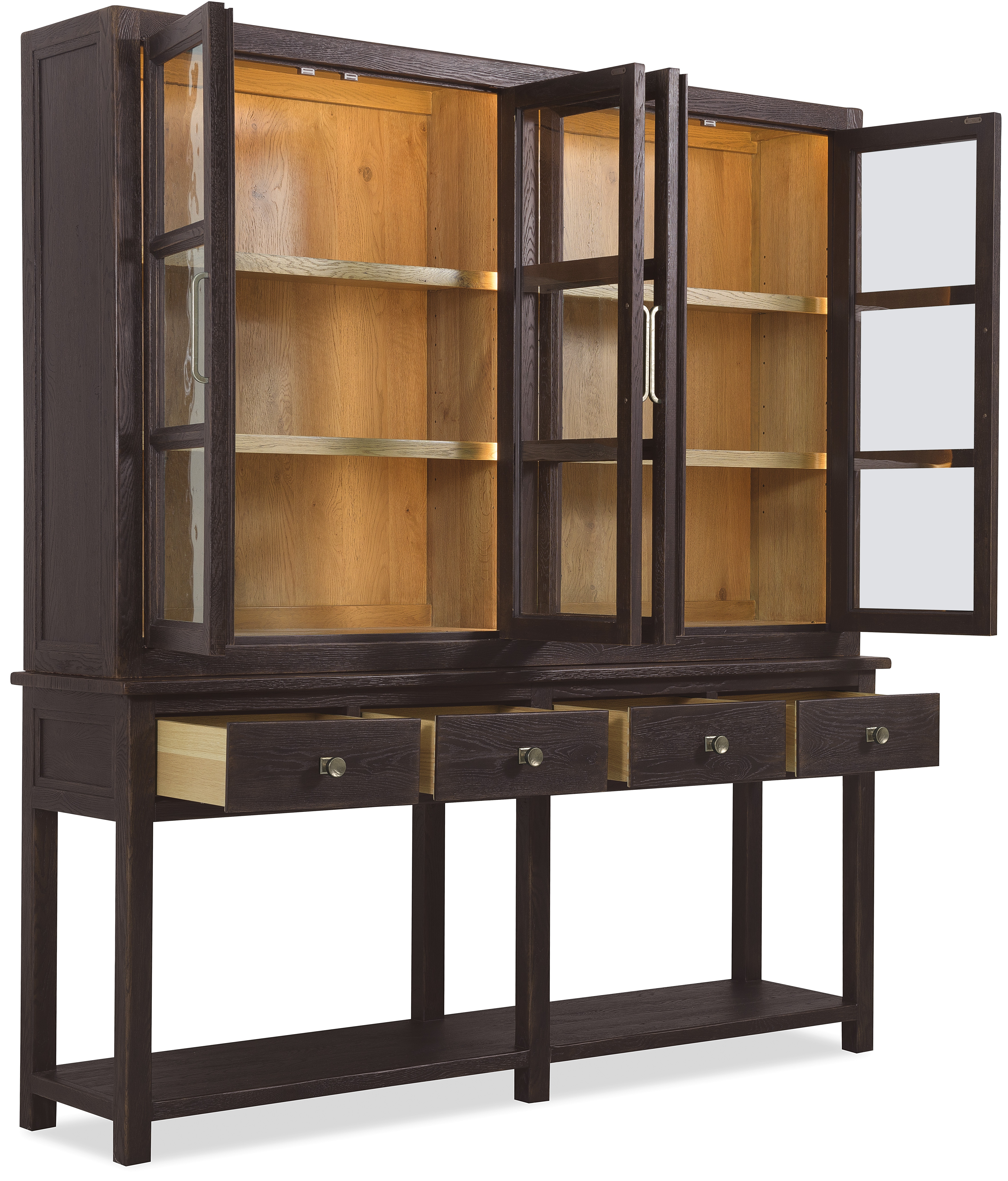 Hooker Furniture Casual Dining Driftwood Display Sideboard