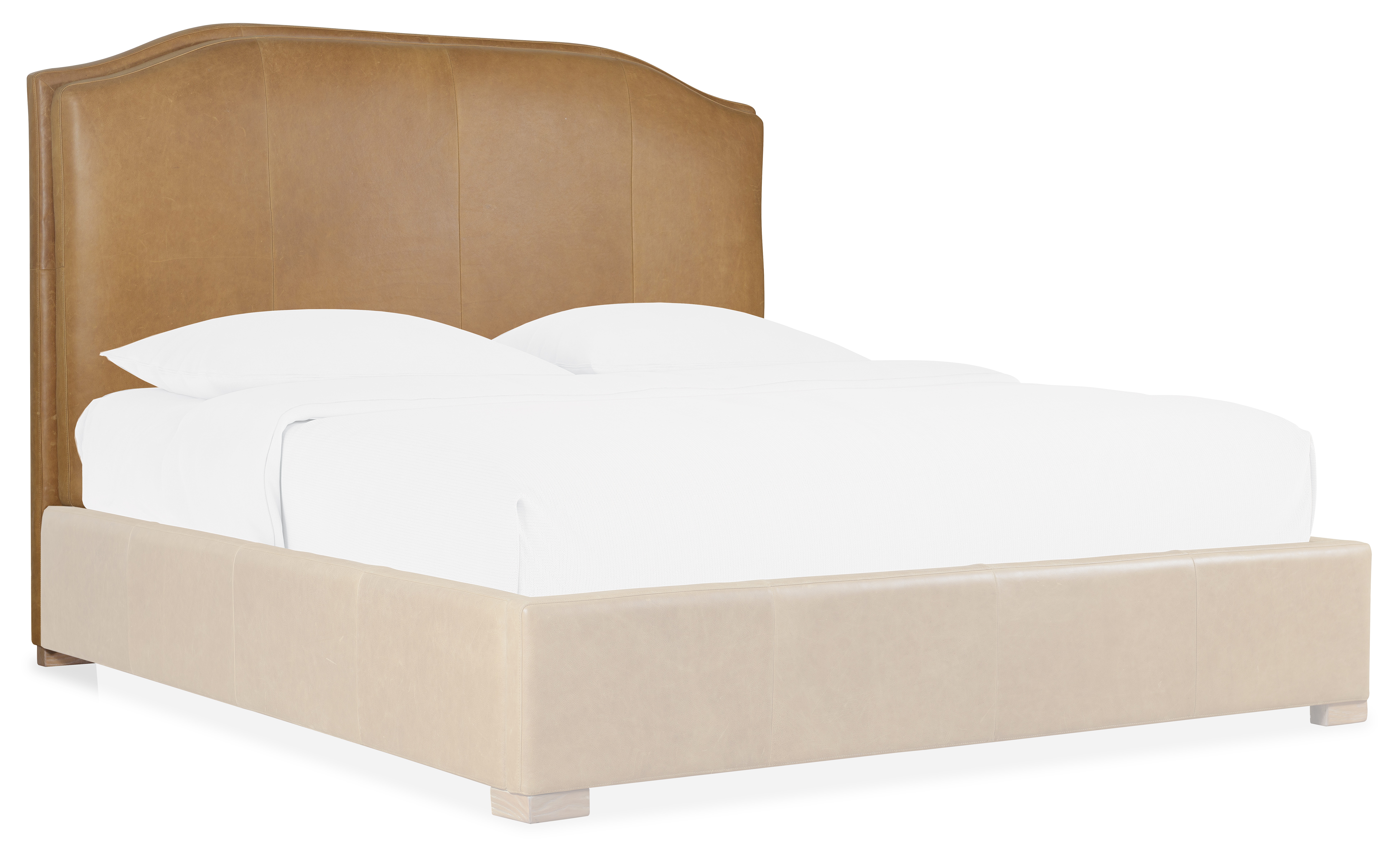 pure➂ Hooker Furniture Bedroom Driftwood King Upholstered Bed 6820