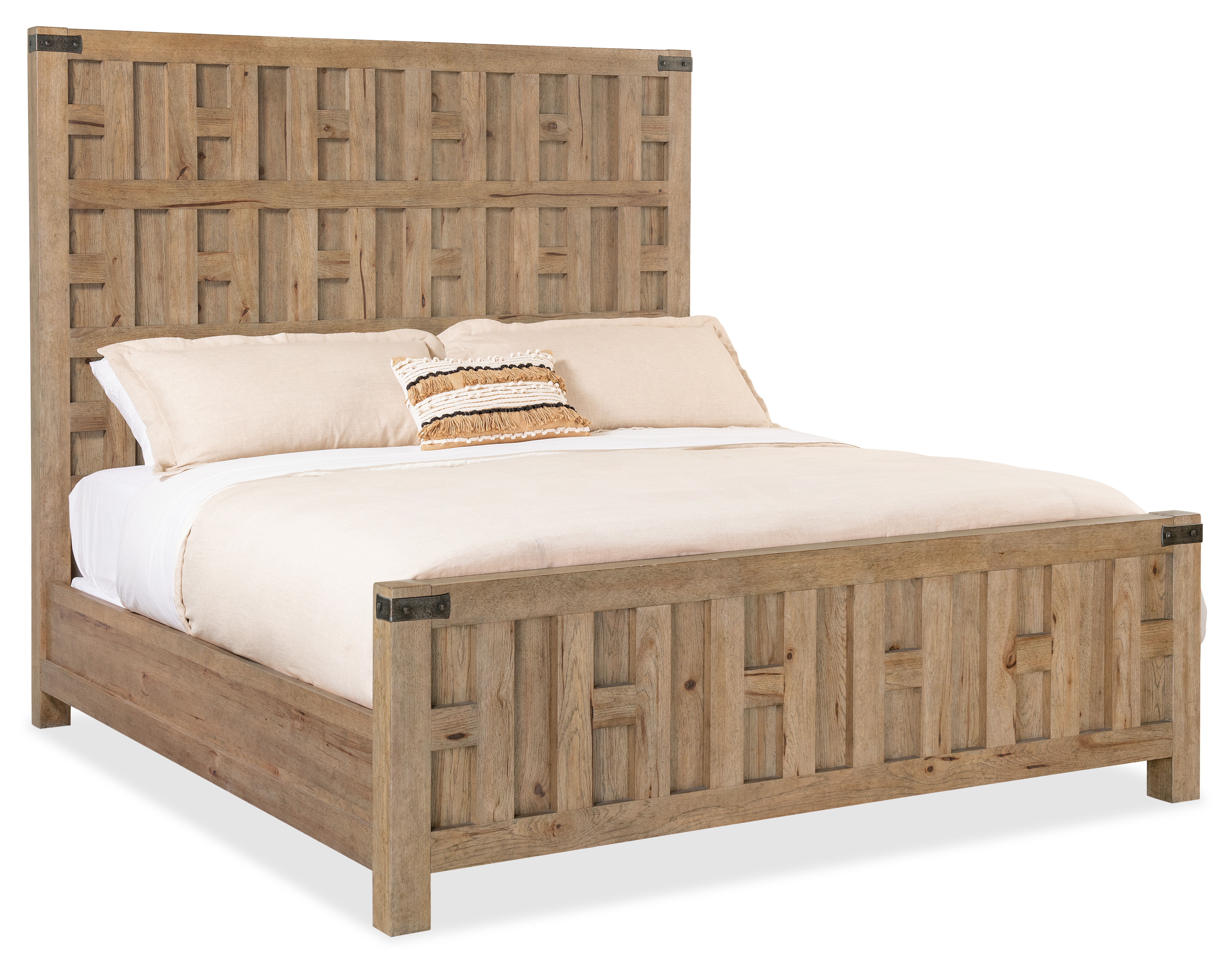 Hooker Furniture Bedroom Vineyard Row King Panel Bed 6952-90266-80