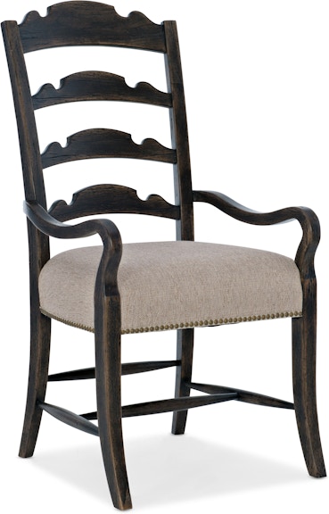 Hooker Furniture La Grange La Grange Twin Sisters Ladderback Arm Chair - 2 per carton/price ea 6960-75301-89