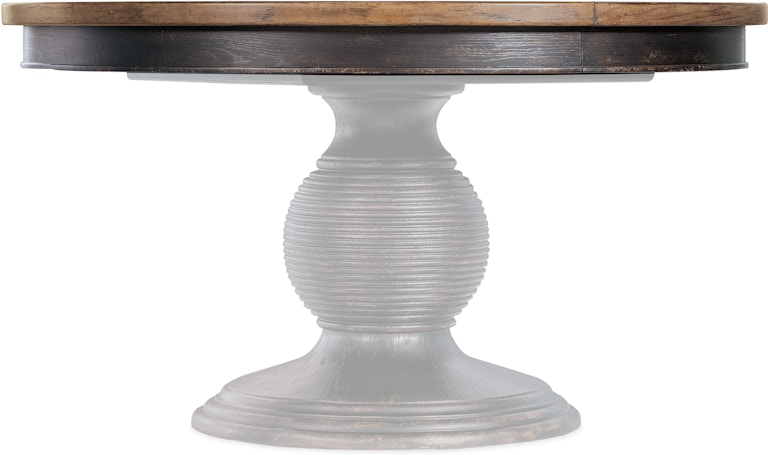 Hooker Furniture Americana Americana Round Pedestal Table Top w/1-22in leaf 7050-75203T-89