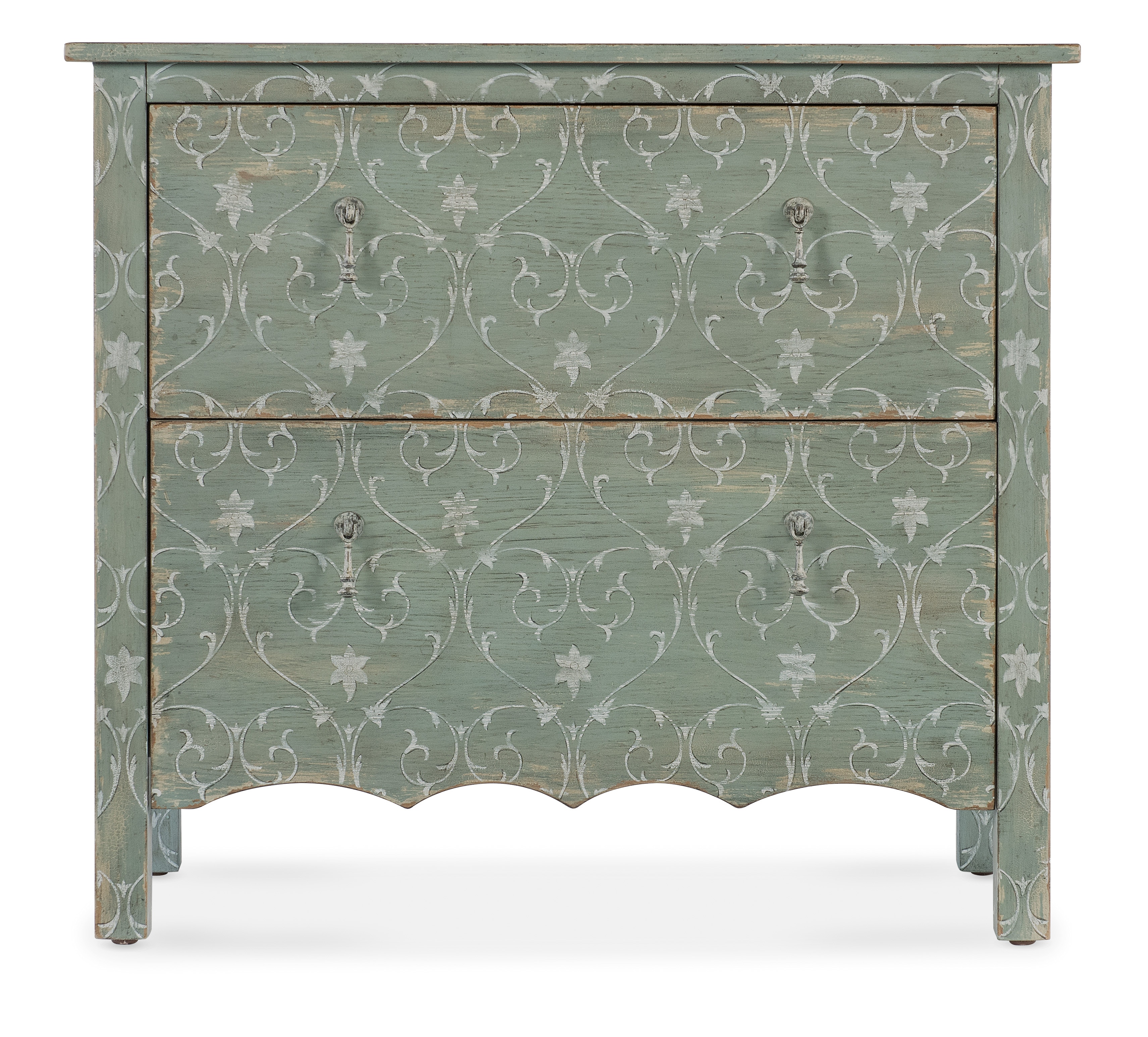Hooker Furniture Living Room Americana Two-Drawer Accent