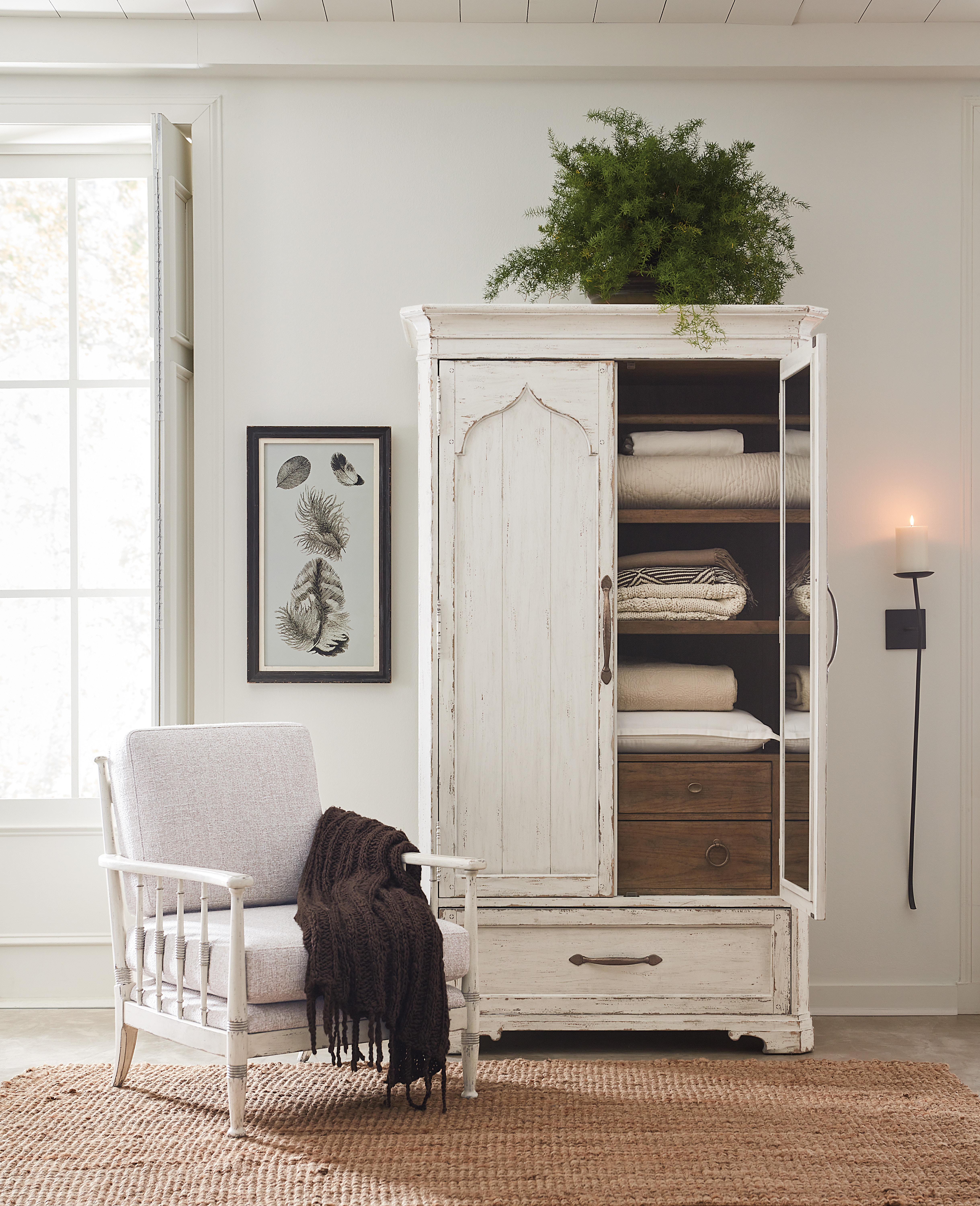 Parttlion American simple retro bedroom wardrobe | Wayfair