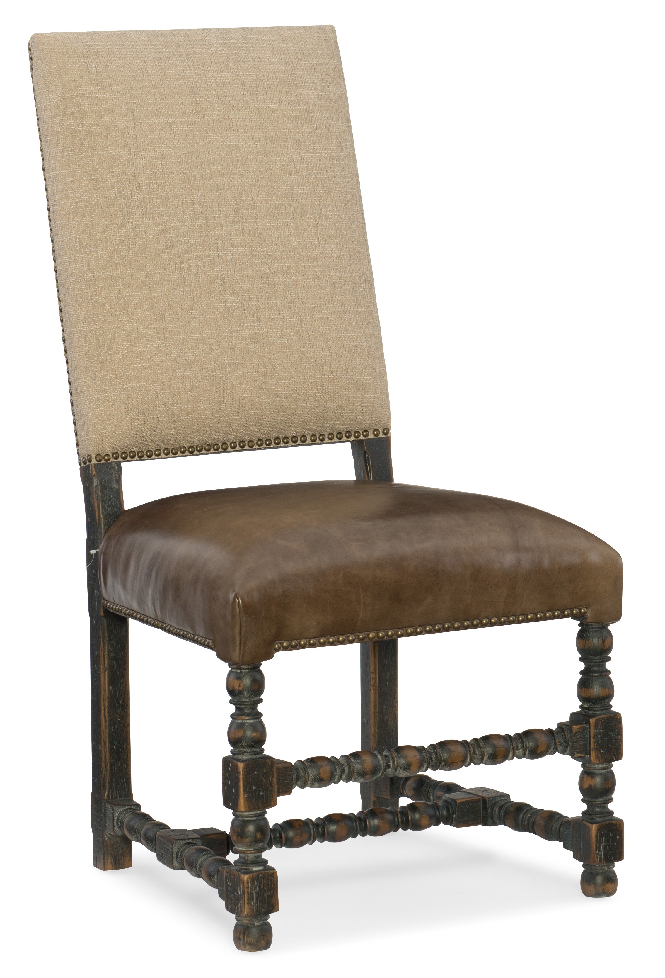Hooker Furniture Hill Country Comfort Upholstered Side Chair 5960-75410-BLK