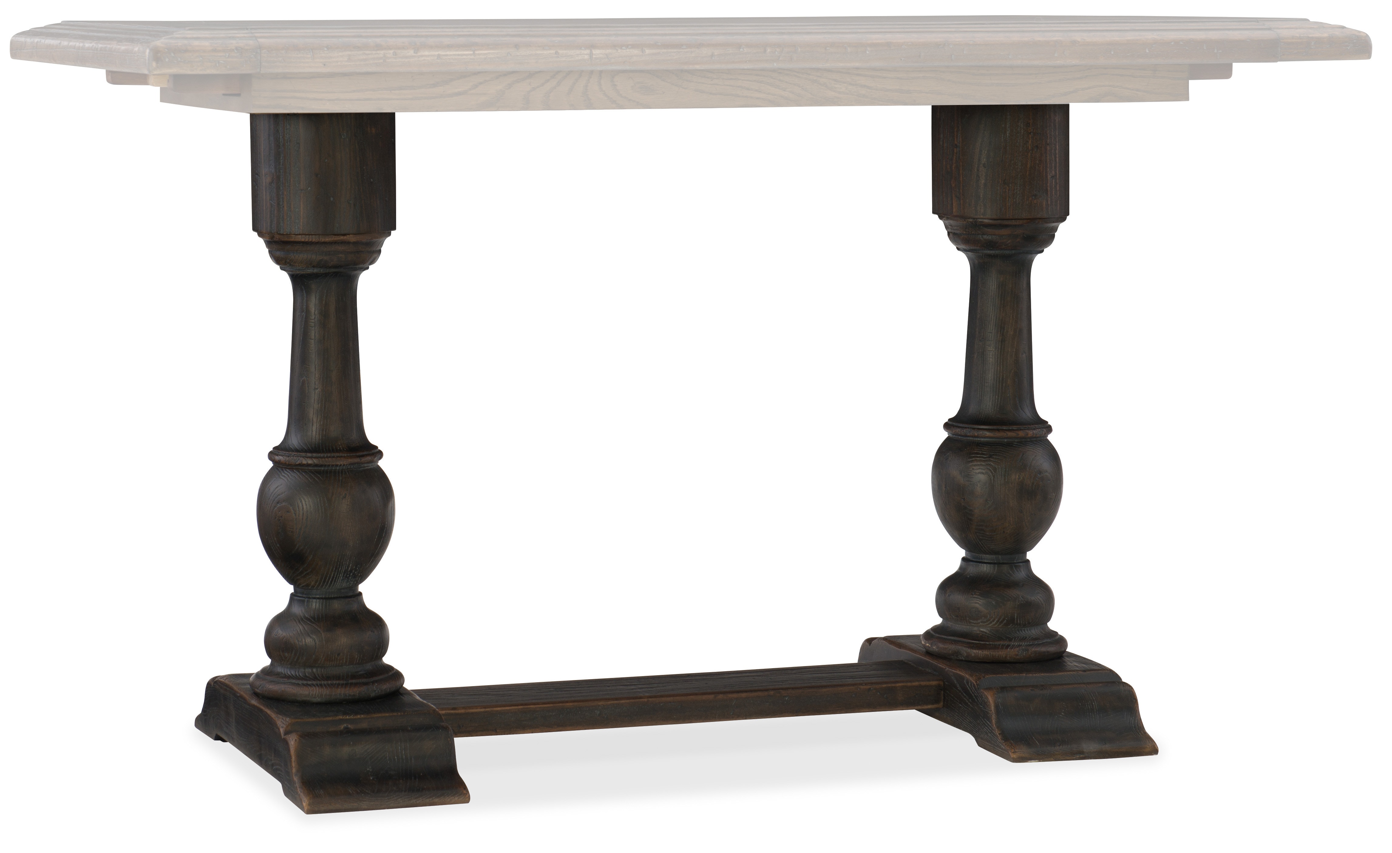 Hooker Furniture Balcones 60in Friendship Table Base 5960-75206B-BLK
