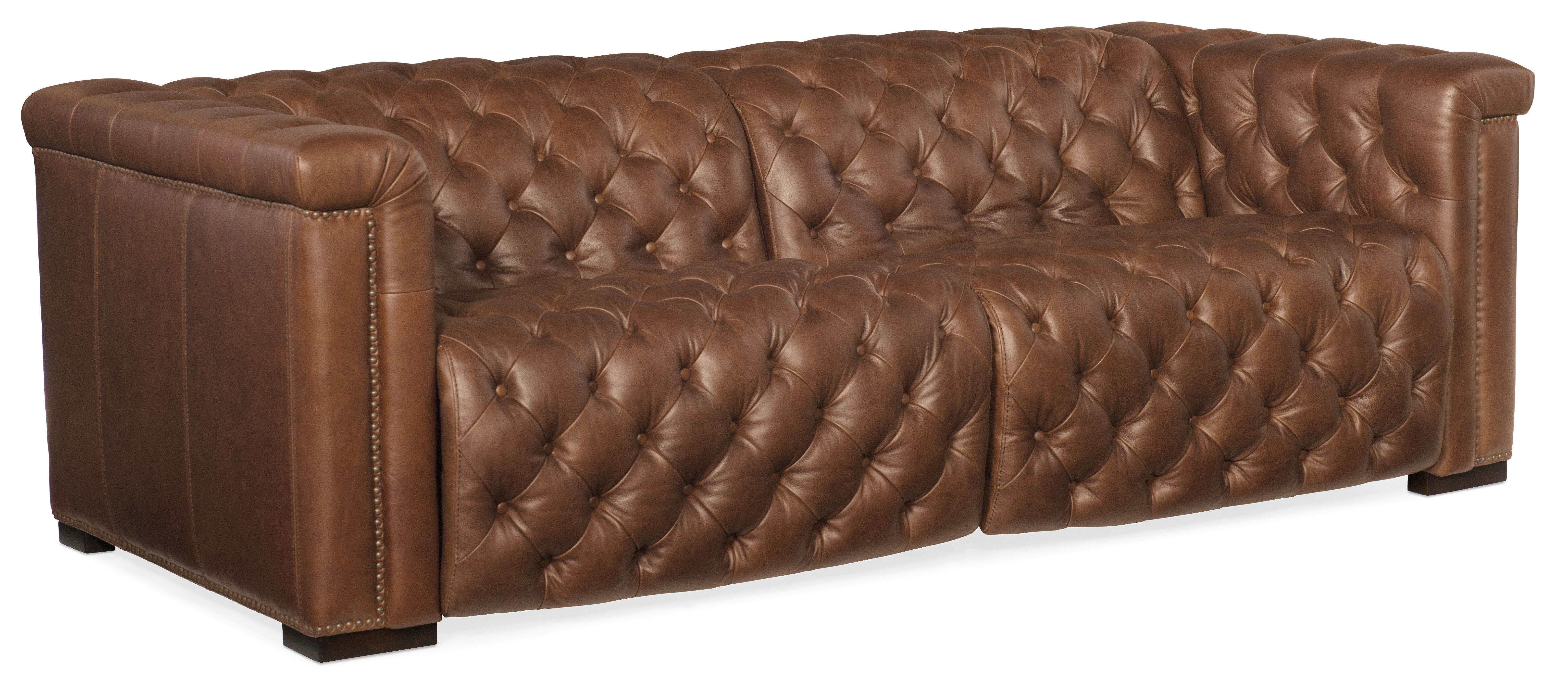Hooker Savion 2 over 2 Sofa with Power Recline and Power Headrest SS434-1.5RL-P-PH-089