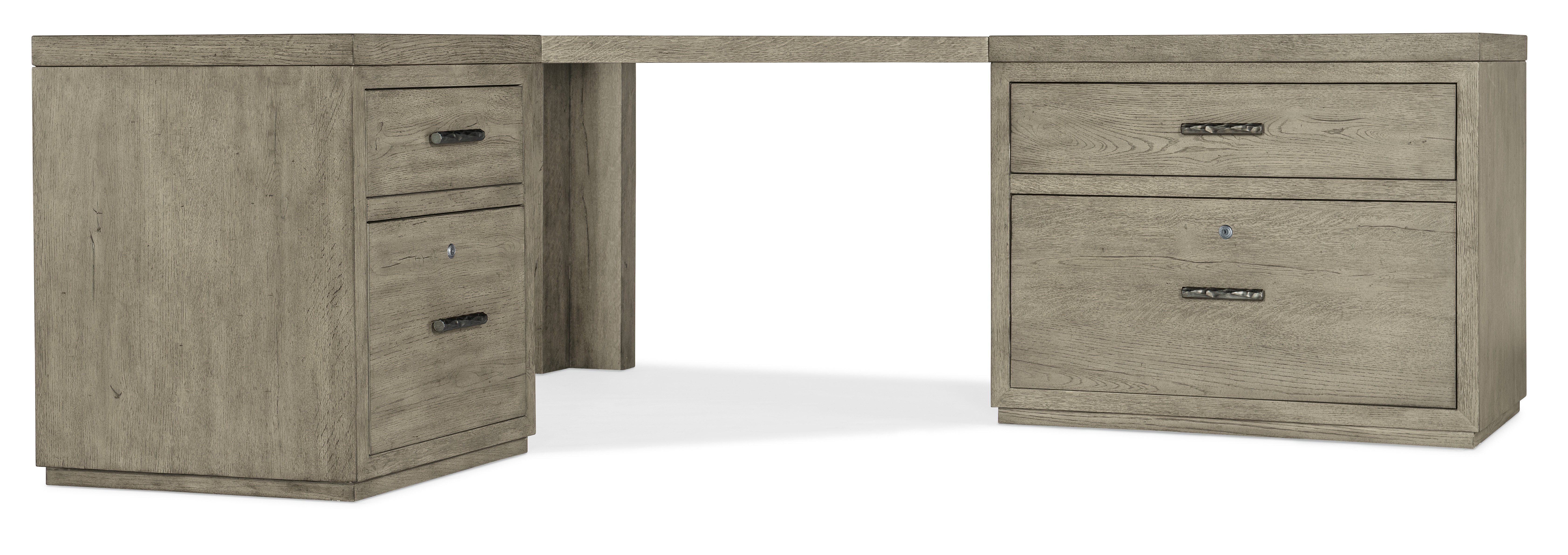 Hooker Furniture Linville Falls Corner Desk with File and Lateral File 6150-10935-85