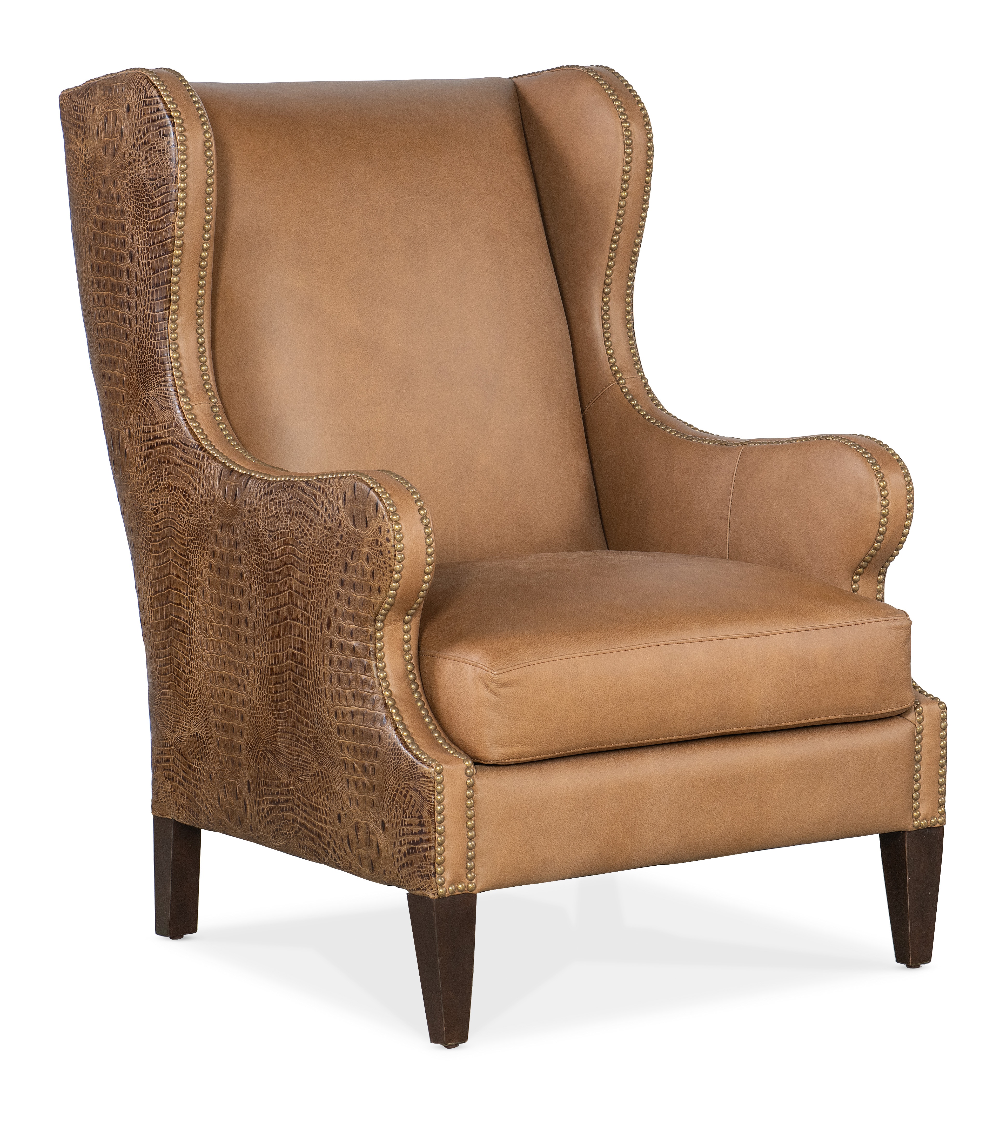 Hooker leather club discount chair