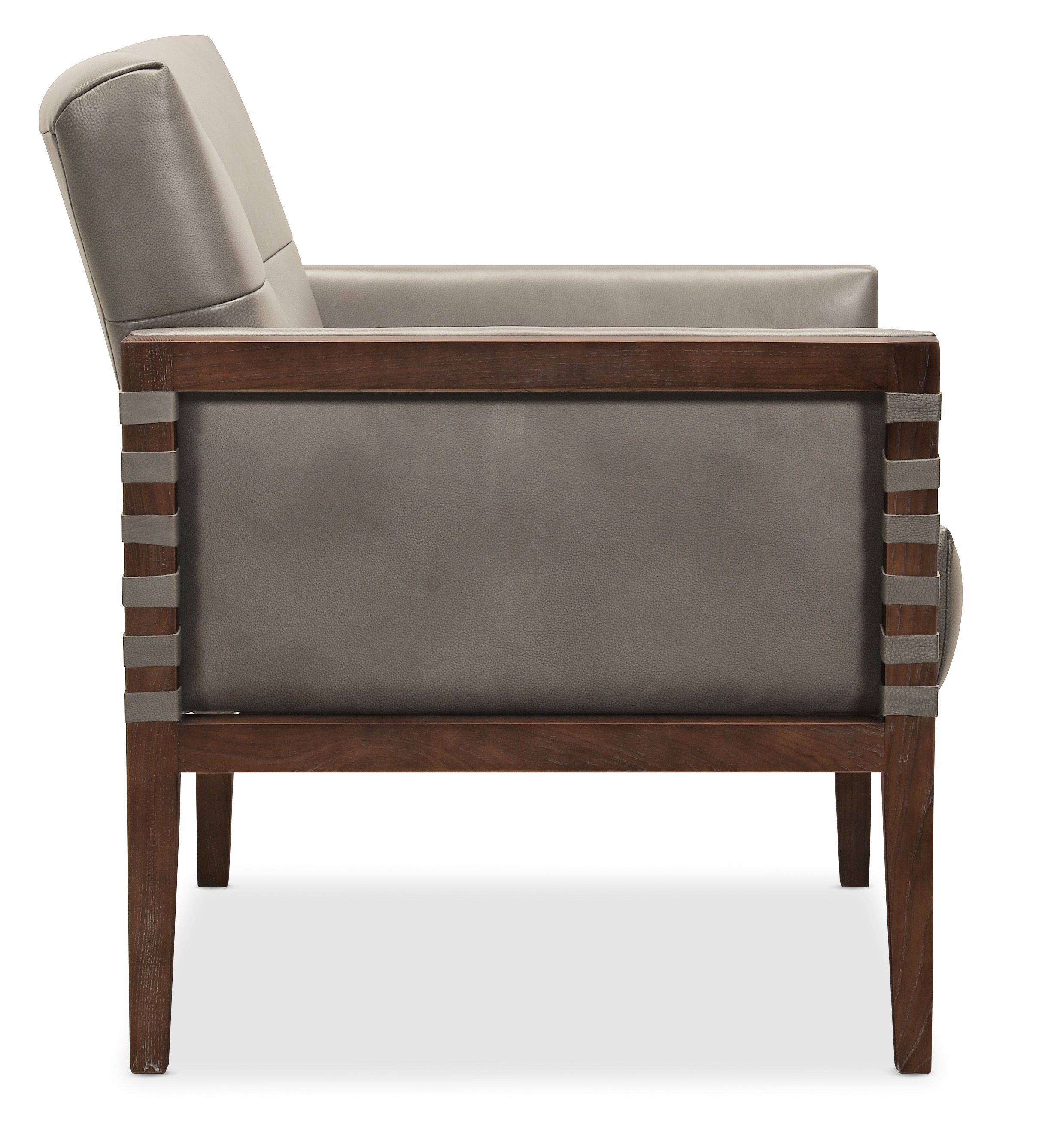 Wood frame online club chair