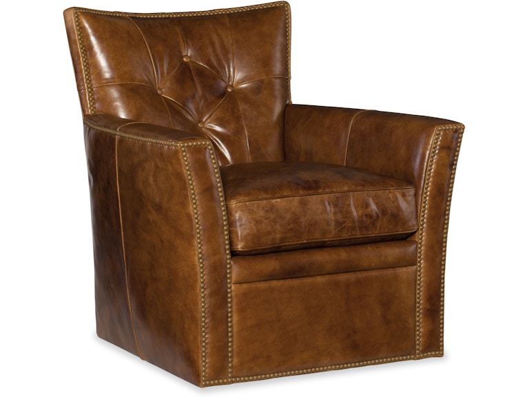 hooker furniture living room conner swivel club chair
