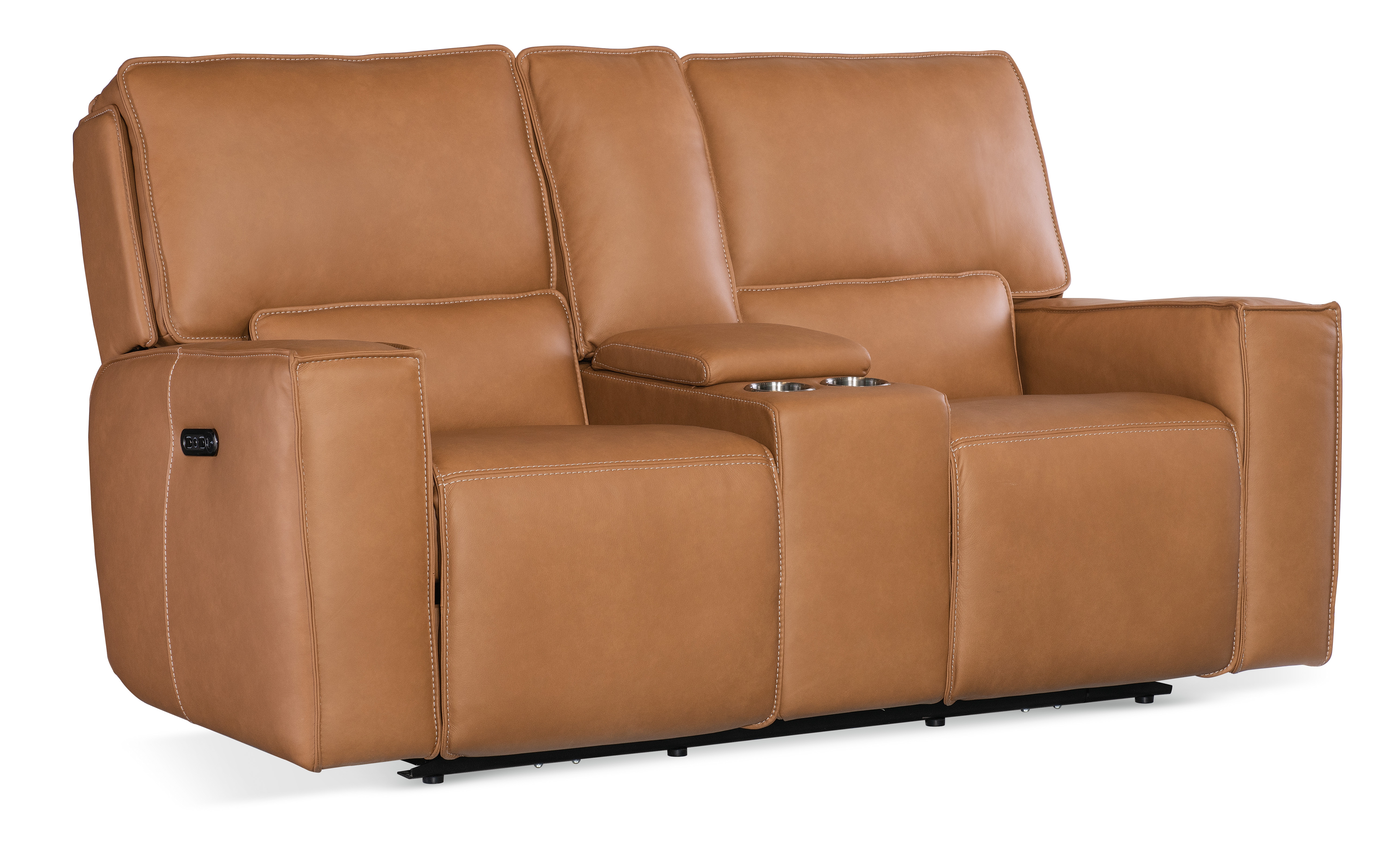 Hooker Miles Zero Gravity Console Loveseat with Power Recline and Power Headrest SS727-PHZC2-084