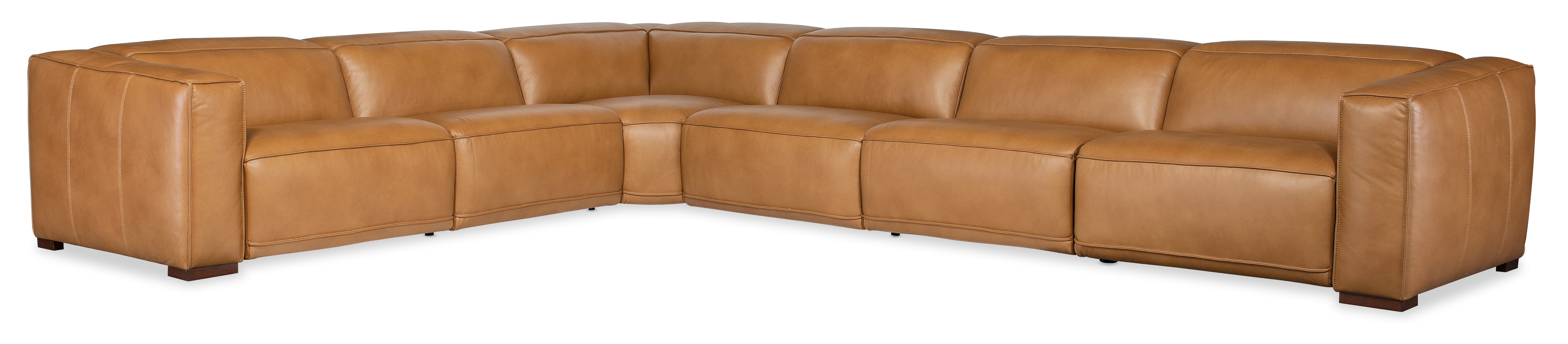 Hooker Fresco 6 Seat Sectional 4-Power Recline and Power Headrest SS404-6PC4-080