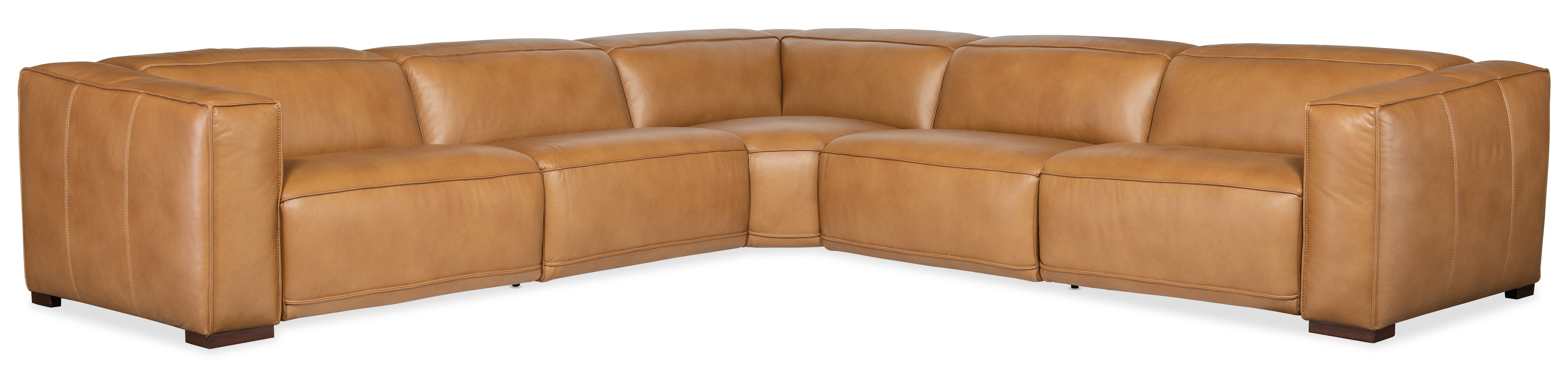 Hooker Fresco 5 Seat Sectional 4-Power Recline and Power Headrest SS404-5PC4-080