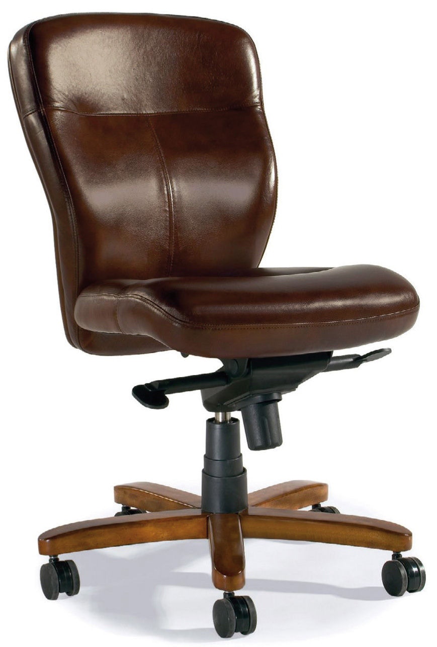 Hooker leather desk discount chair