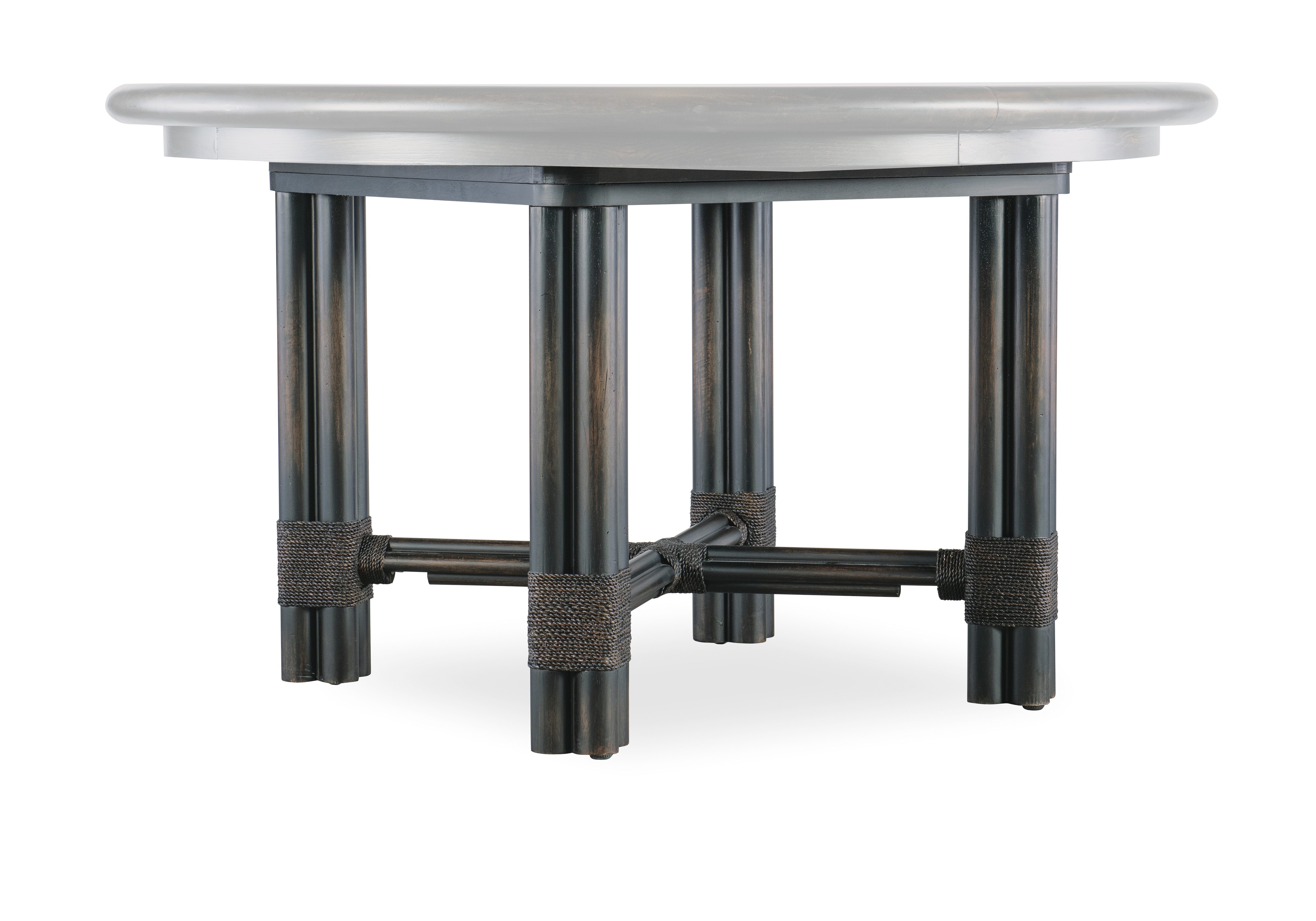 Hooker Furniture Retreat Pole Rattan Round Dining Table Base 6950-75201B-99
