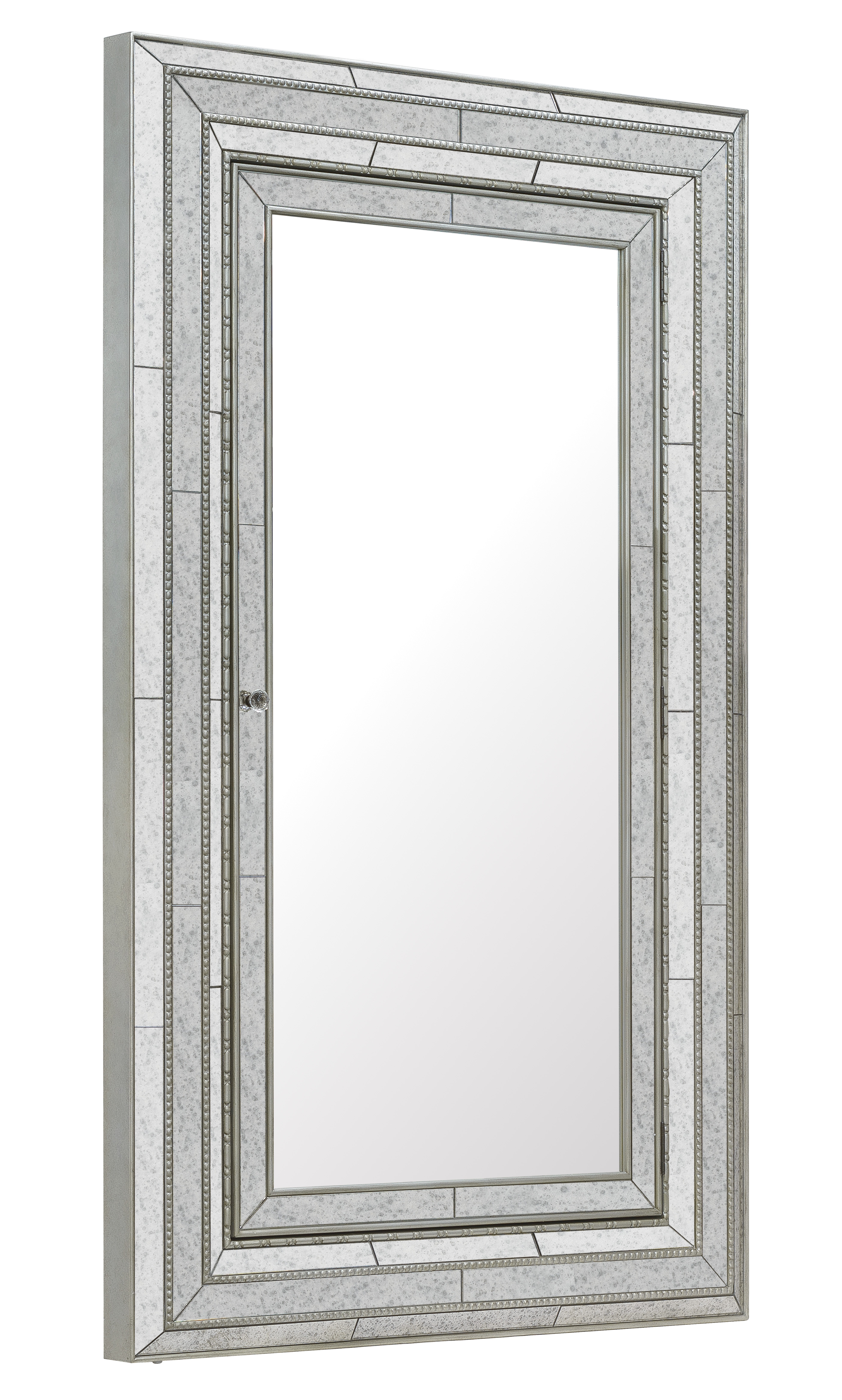Hooker Furniture Melange Glamour Floor Mirror with Jewelry Armoire Storage 638-50012