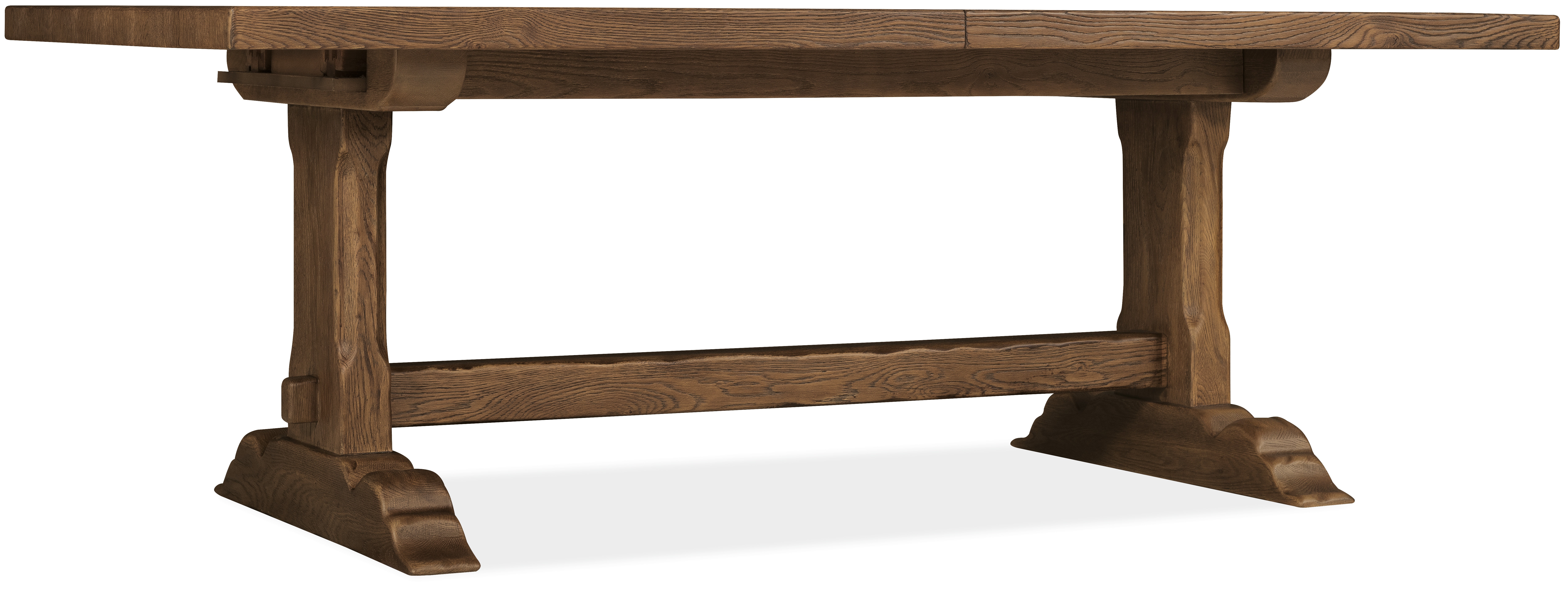 Hooker Furniture Driftwood Rectangle Dining Table with Two 20-inch Leaves 6820-75200-85