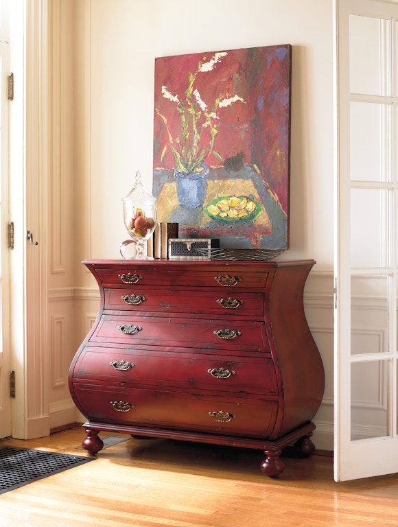 red mahogany dresser Decorative Red Wooden Dresser With Floral Inlay where can... S(42"Wx18"Dx30"H) / Bone Inlay