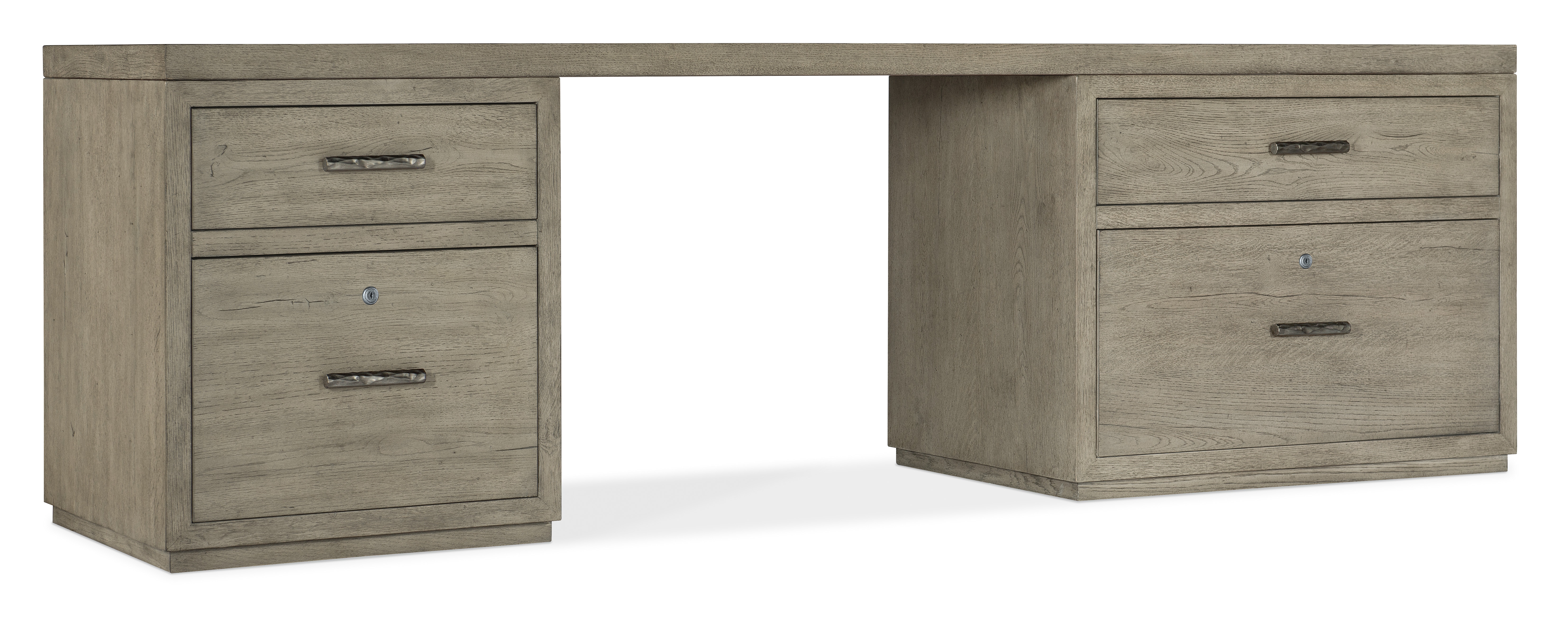 Hooker Furniture Linville Falls 96" Desk with Small File and Lateral File 6150-10923-85