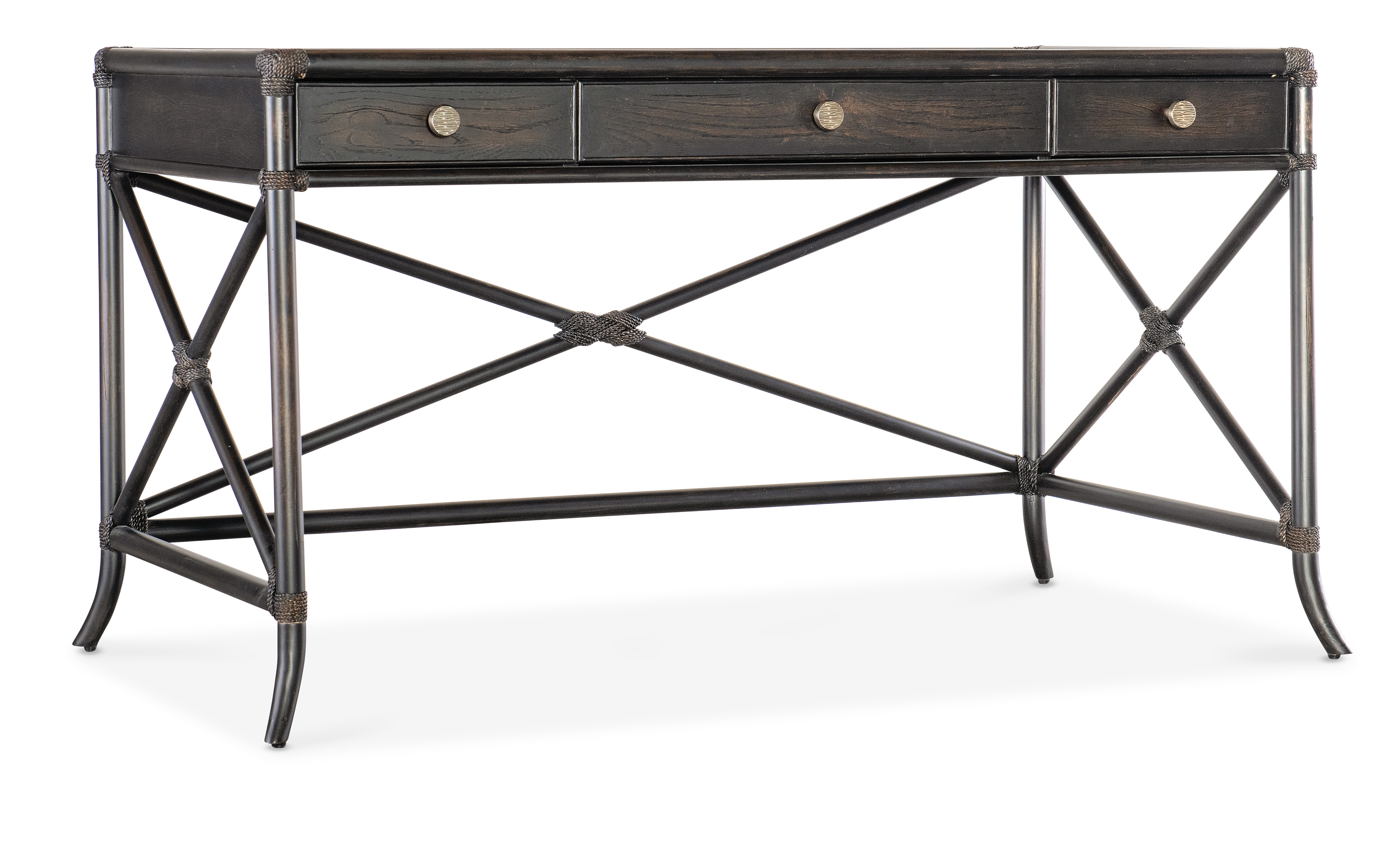 Hooker Furniture Retreat Pole Rattan Writing Desk 6950-10458-99
