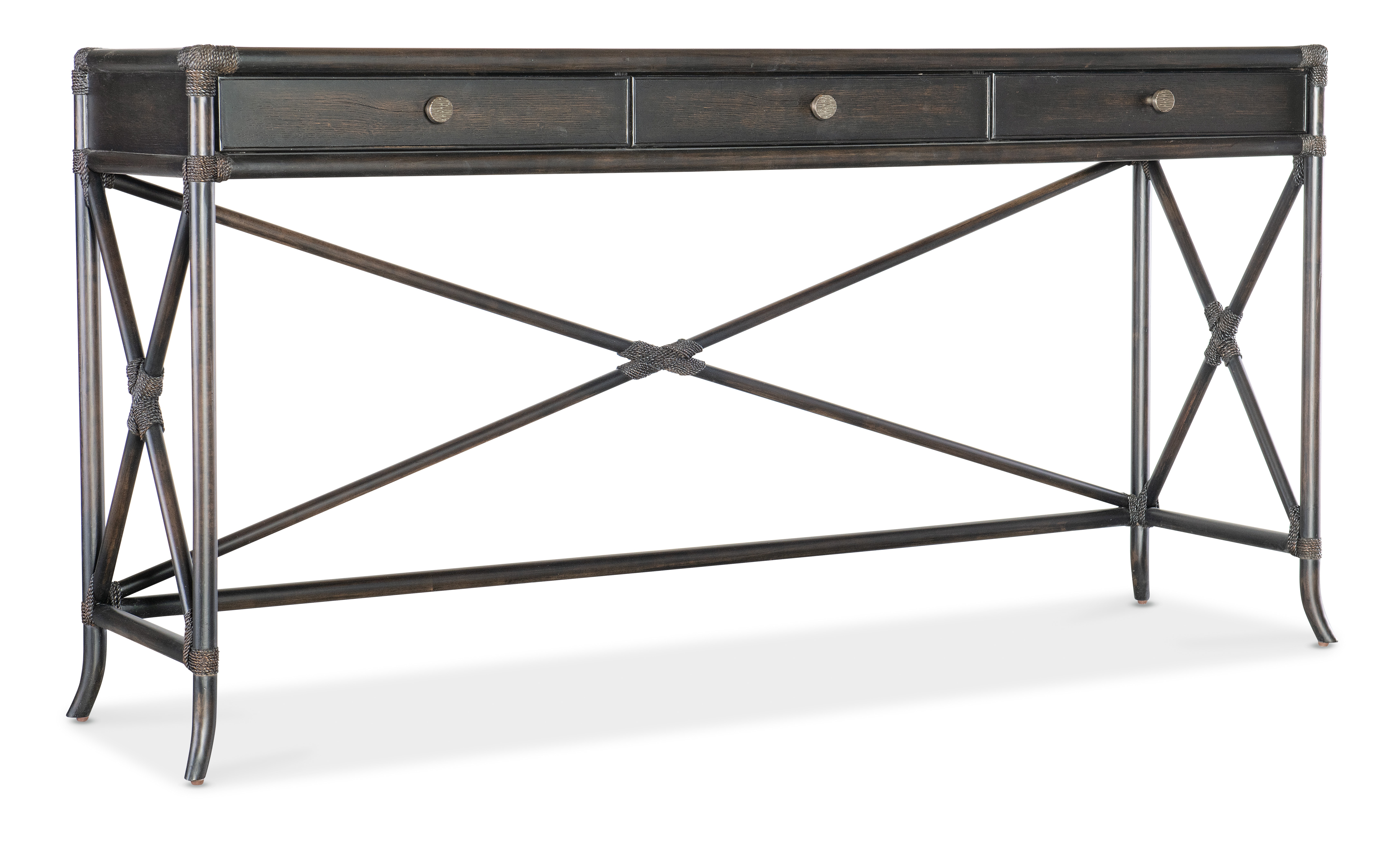 Hooker Furniture Retreat Pole Rattan Console 6950-80171-99