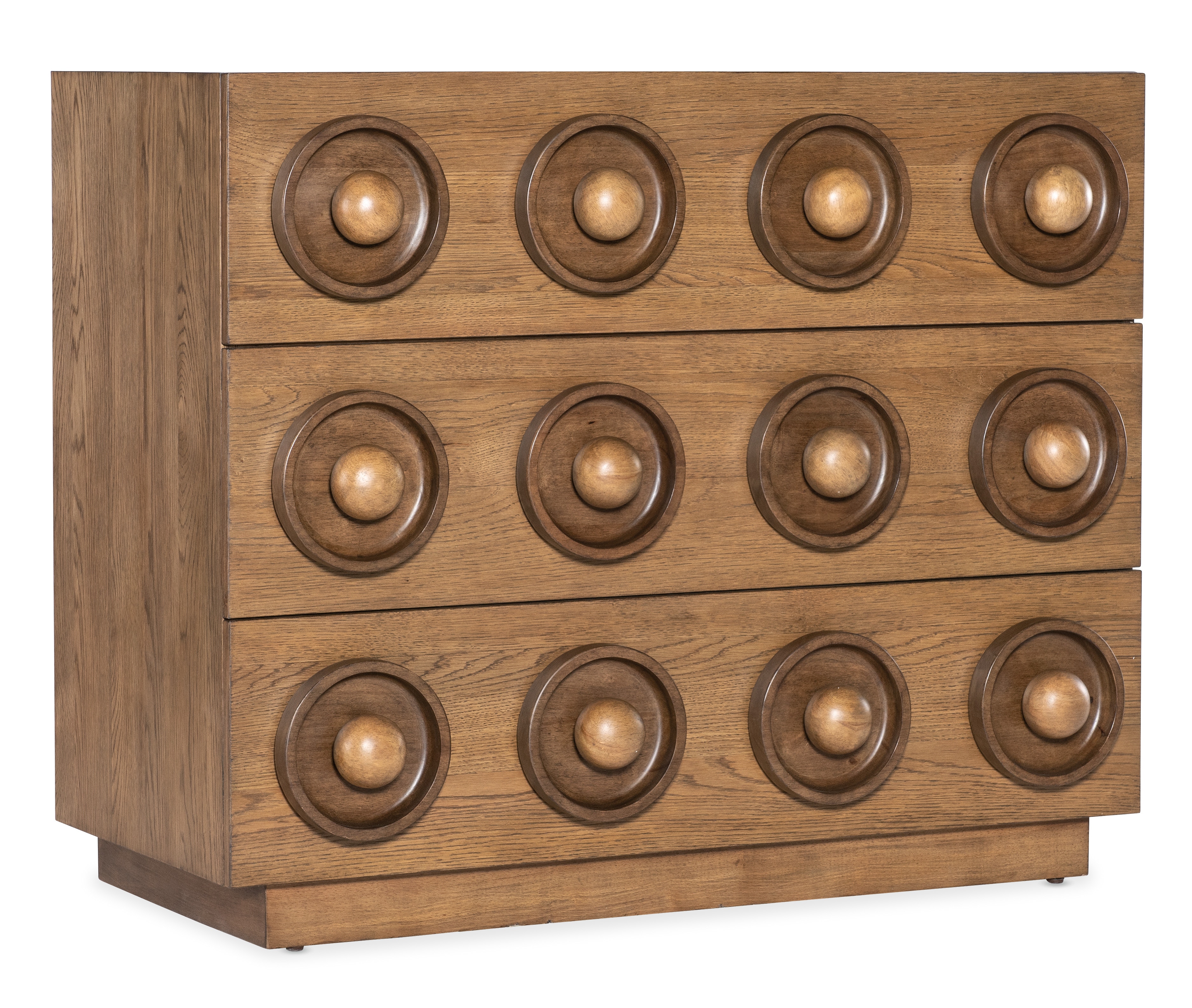 Hooker Furniture Commerce and Market Knobby 3-Drawer Accent Chest 7228-50736-85