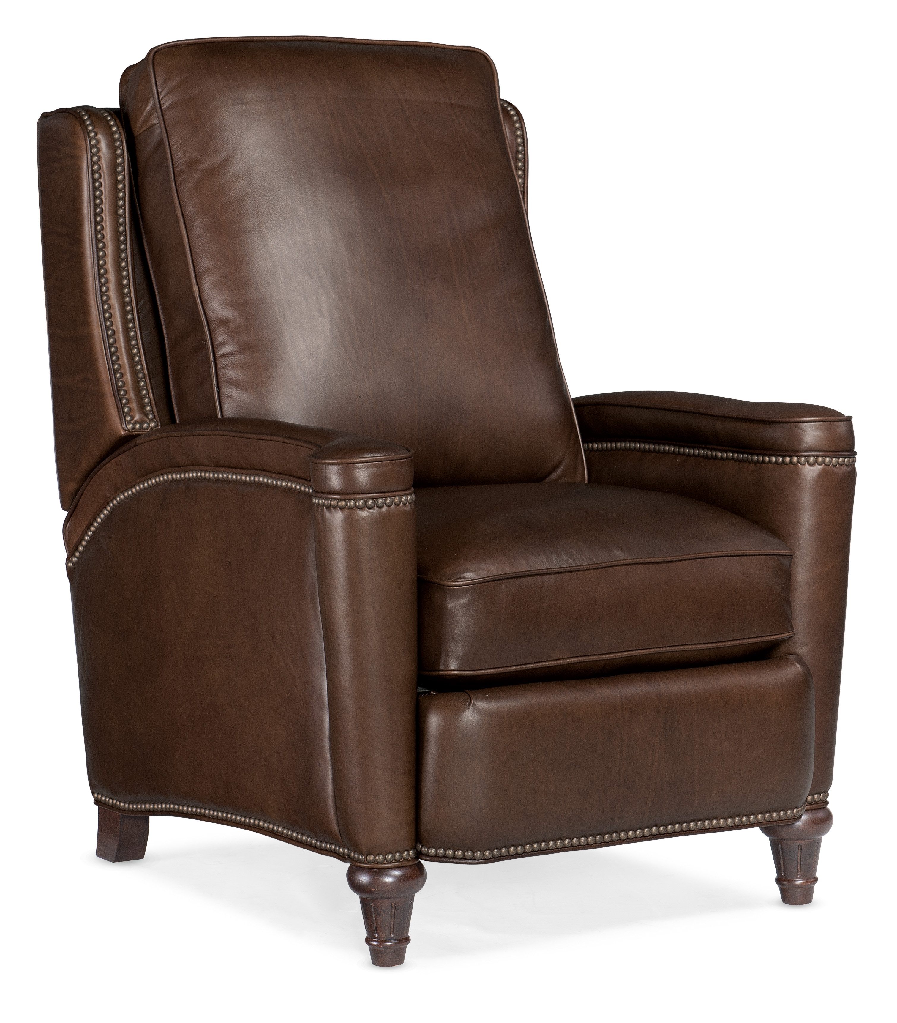 Manual push back outlet recliner