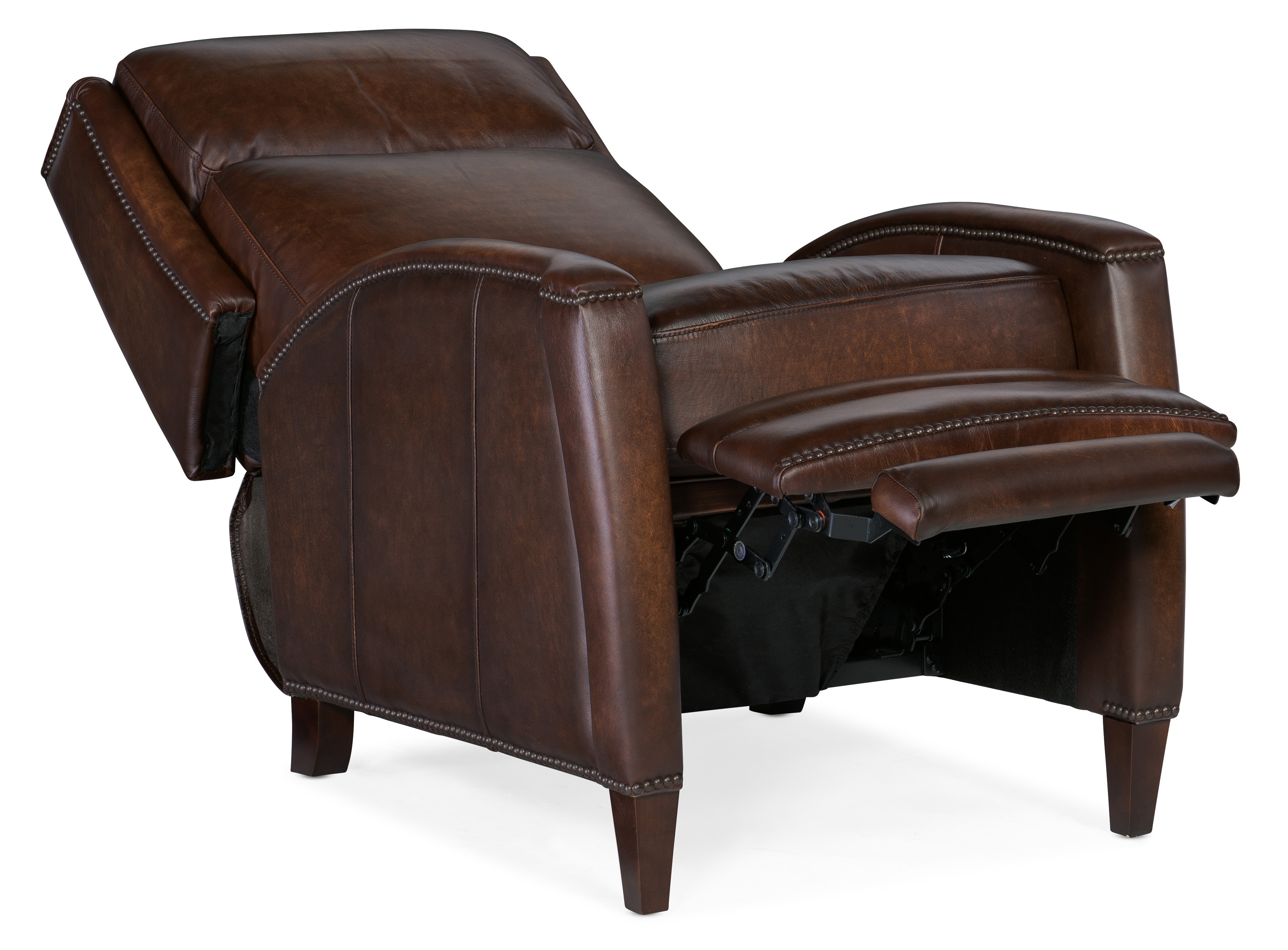 Declan leather online recliner