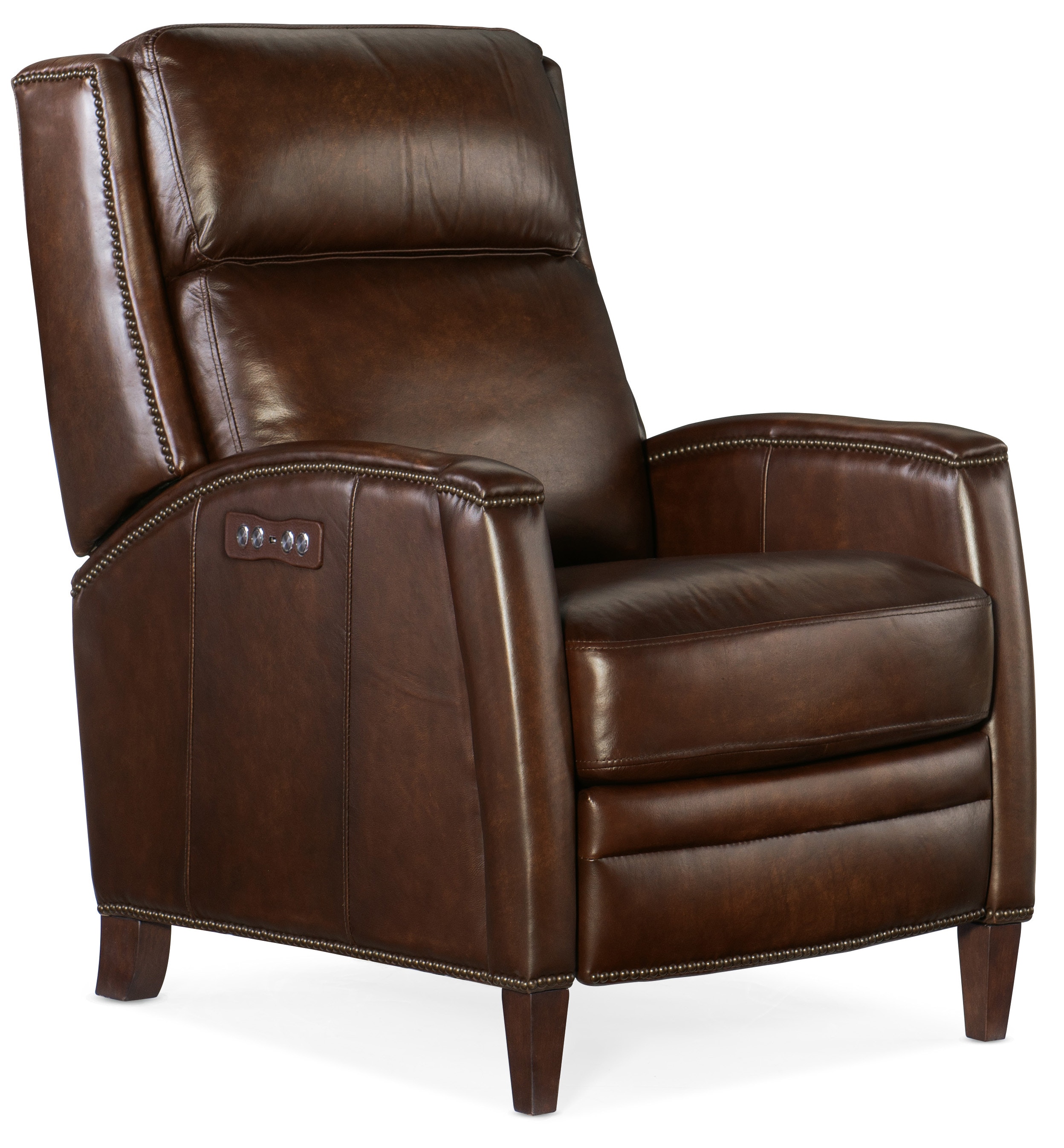 Declan leather outlet recliner