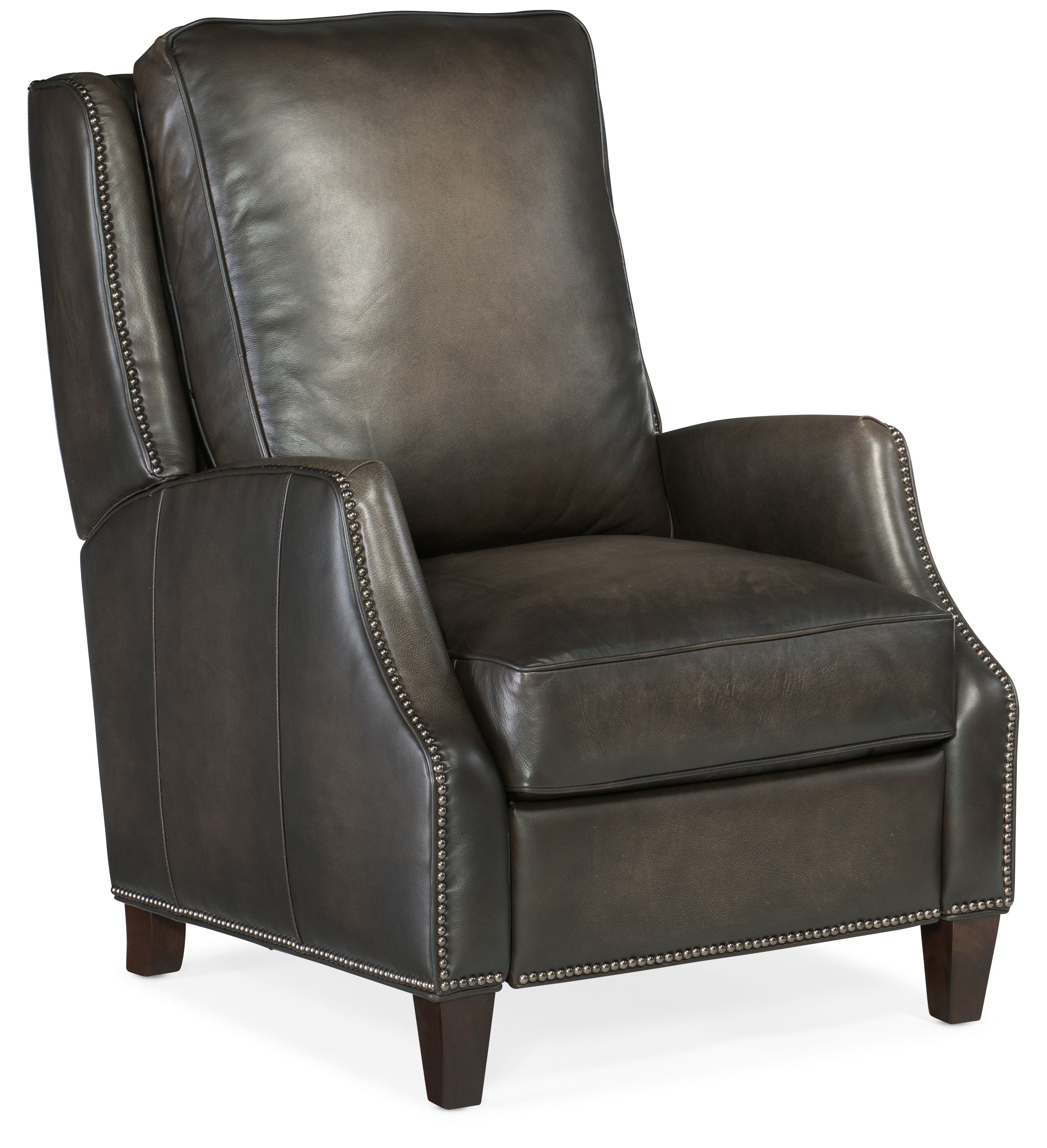 Hooker Furniture Living Room Kerley Manual Push Back Recliner 