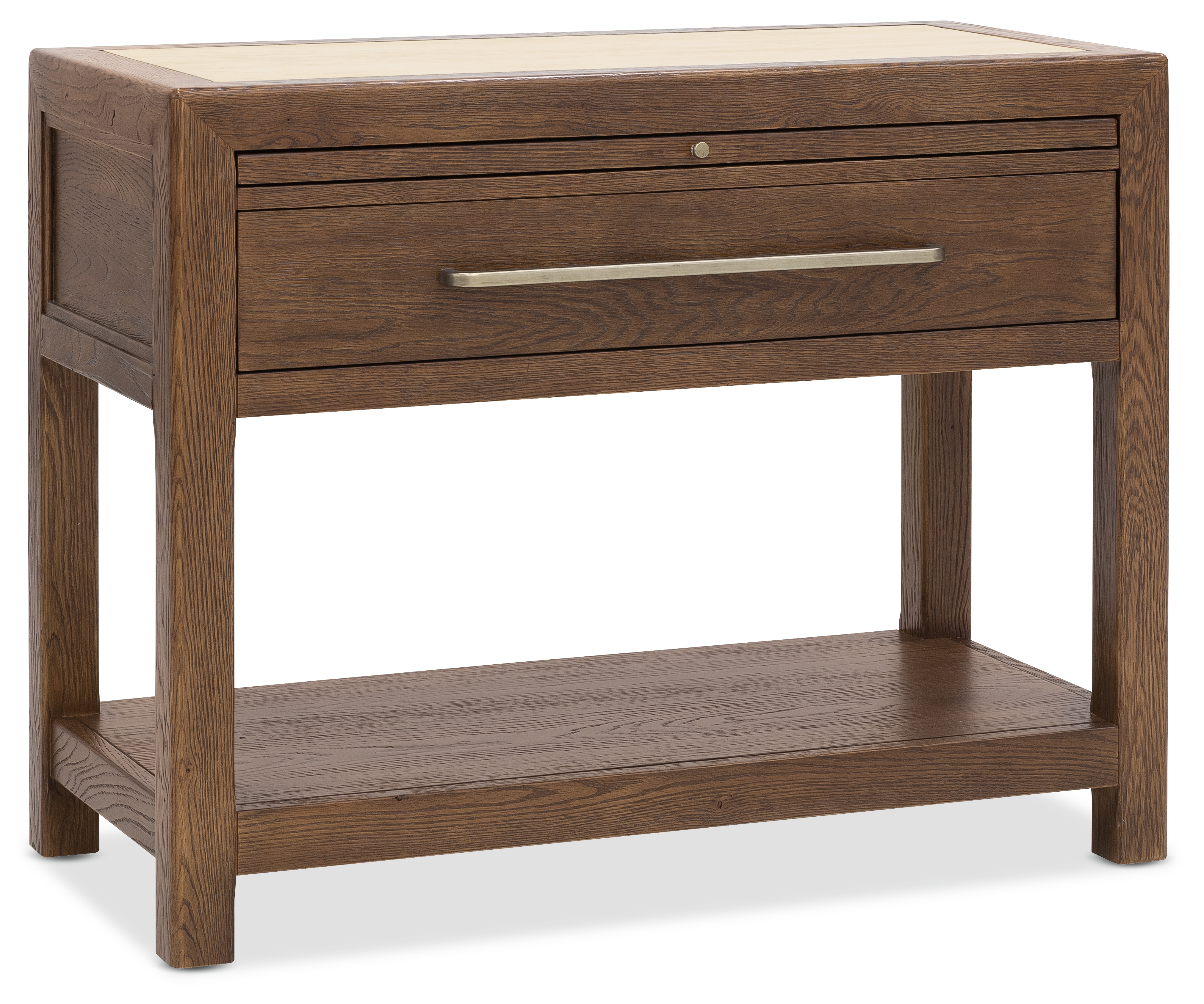 Hooker Furniture Driftwood One-Drawer Nightstand with Stone 6820-90216-85