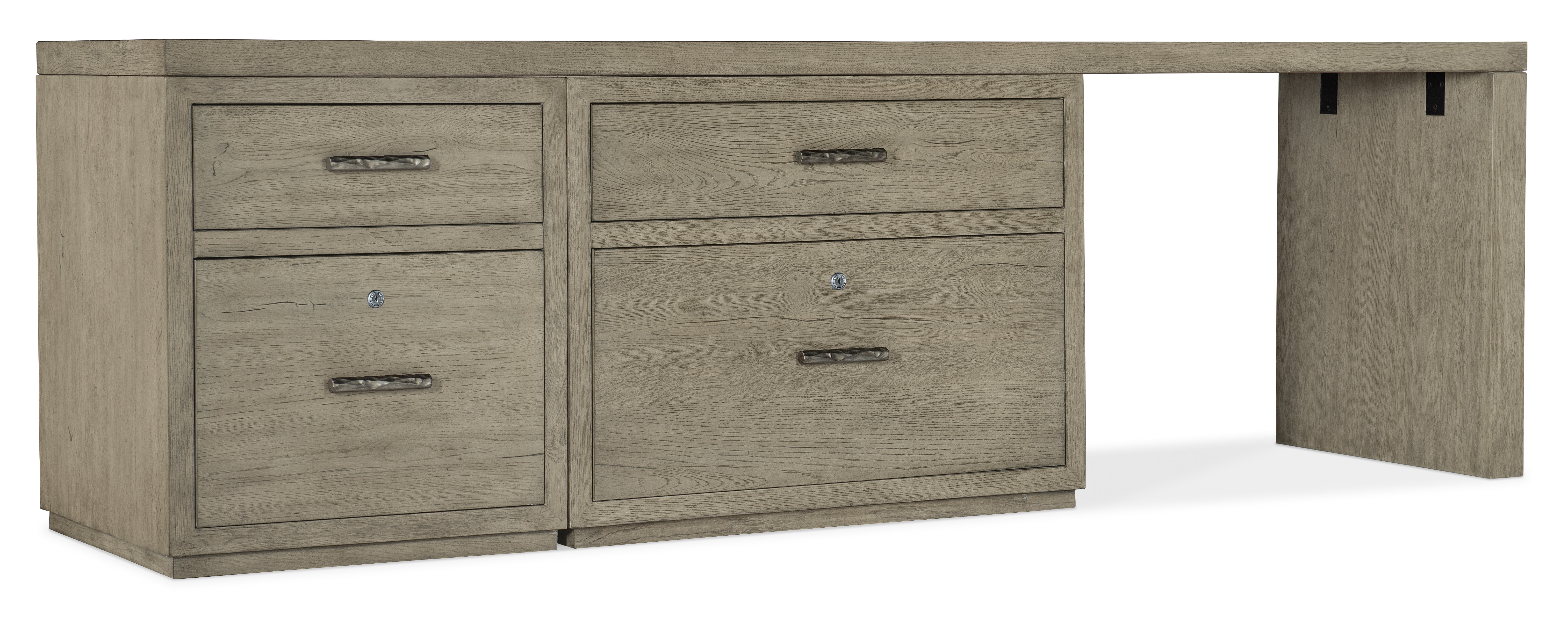Hooker Furniture Linville Falls 96" Desk with File and Lateral File 6150-10928-85