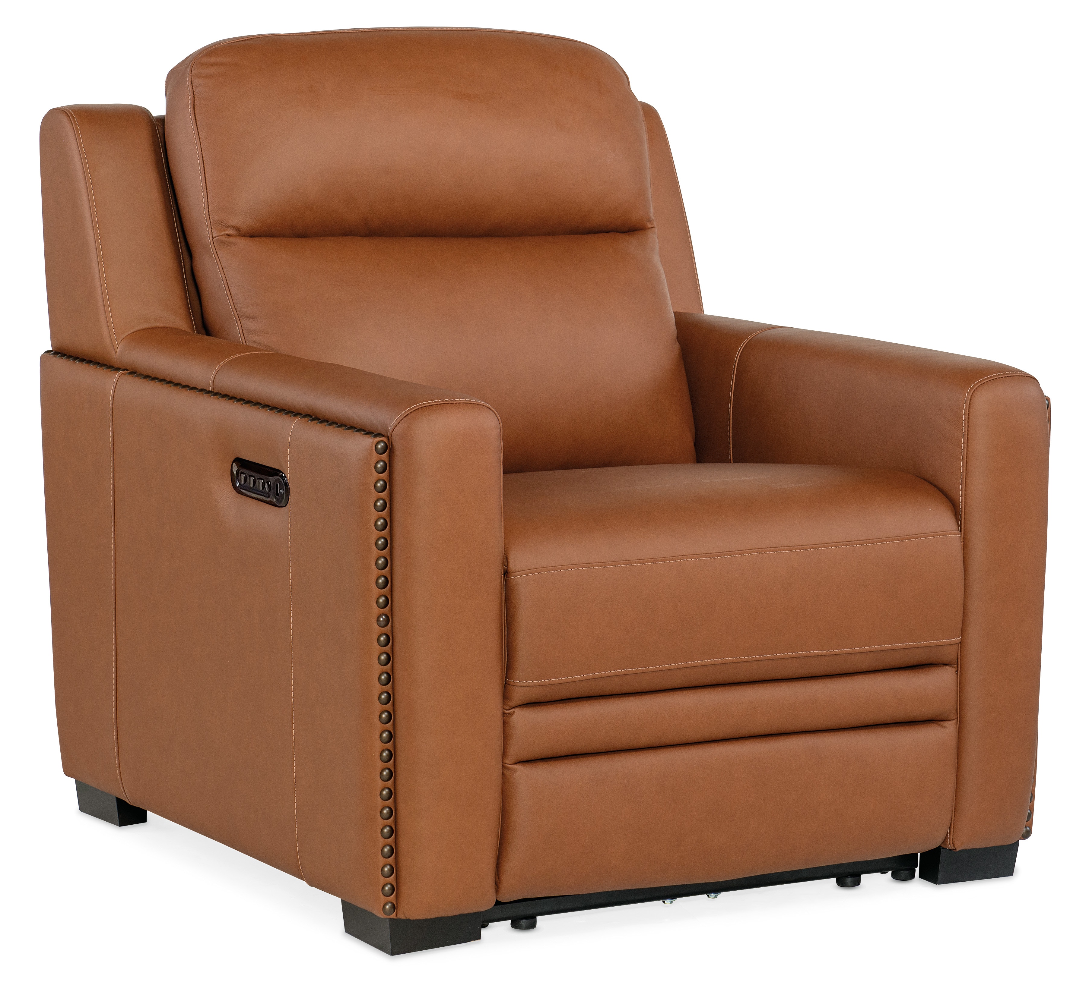 Hooker Furniture Living Room McKinley Power Recliner with Power Headrest Lumbar SS105 PHL1 065