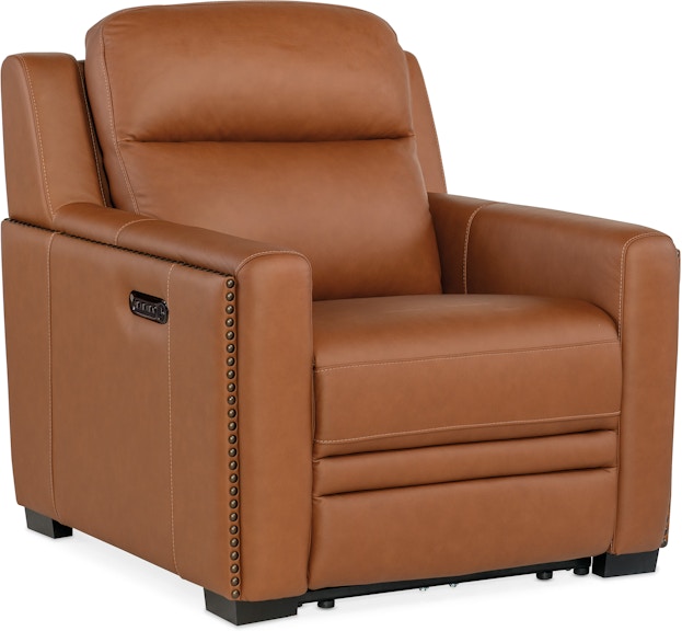 Hooker Furniture MS McKinley Power Recliner with Power Headrest & Lumbar SS105-PHL1-065